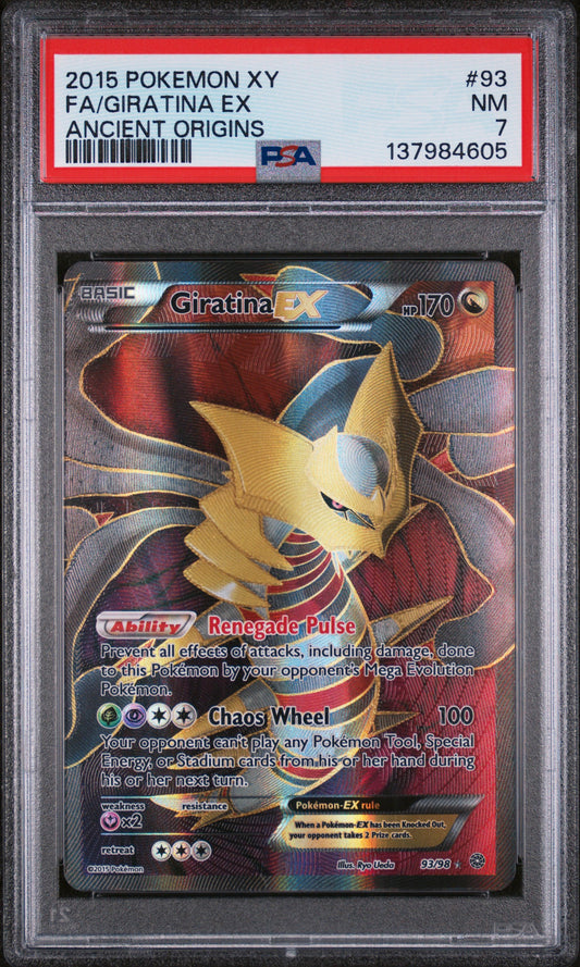 PSA 7 Giratina Ex #93 Ancient Origins