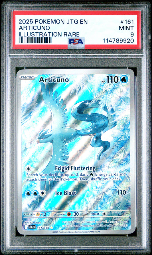 PSA 9 Articuno #161 Journey Together