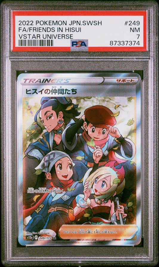 PSA 7 Friends In Hisui #249 Vstar Universe