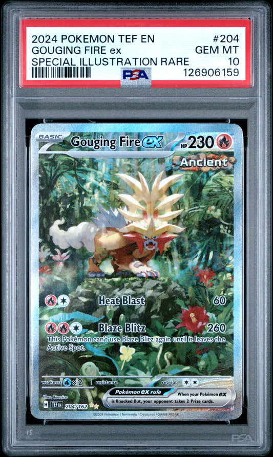 PSA 10 Gouging Fire Ex #204 Temporal Forces