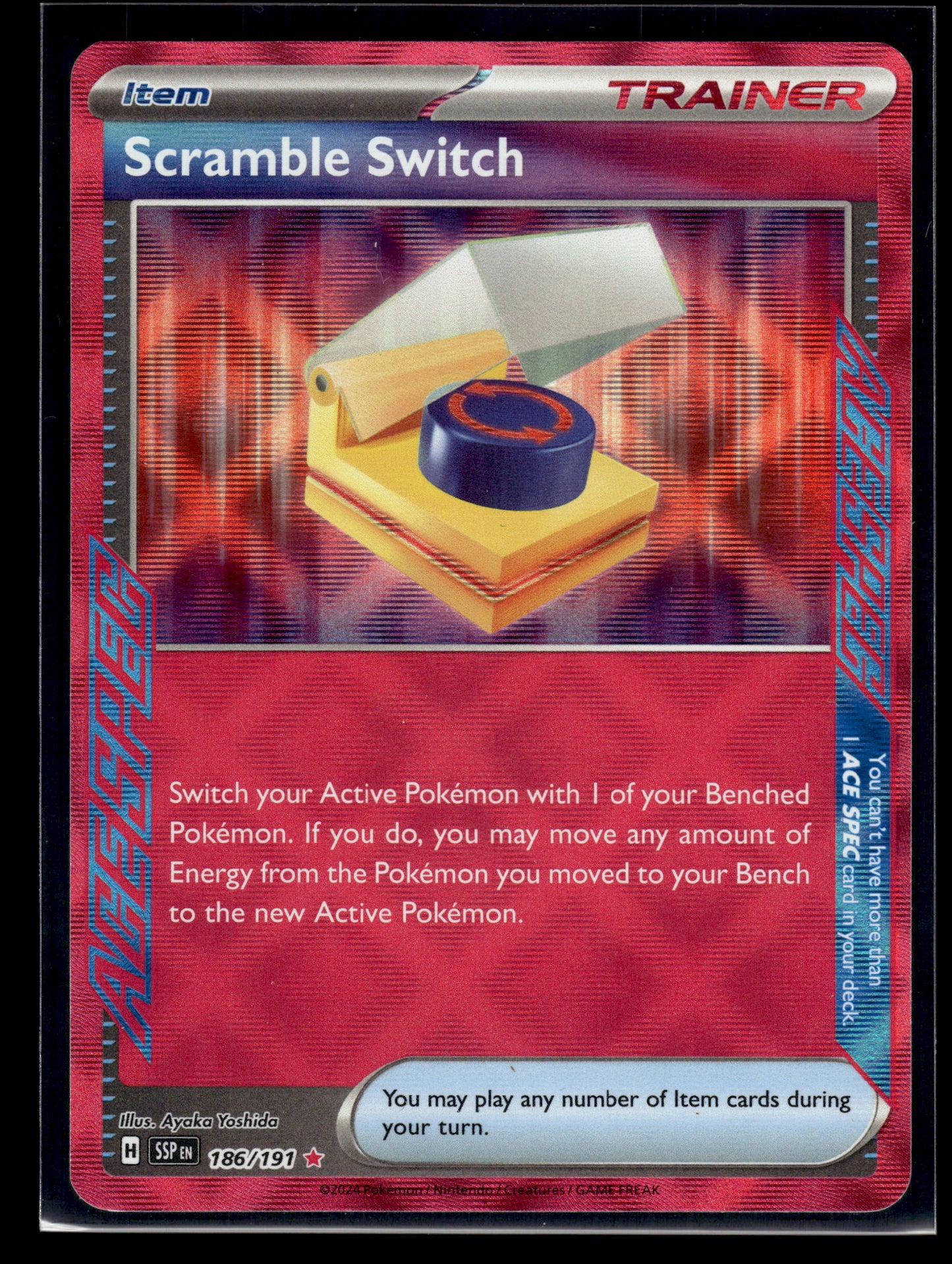 Scramble Switch #186/191 Surging Sparks LP