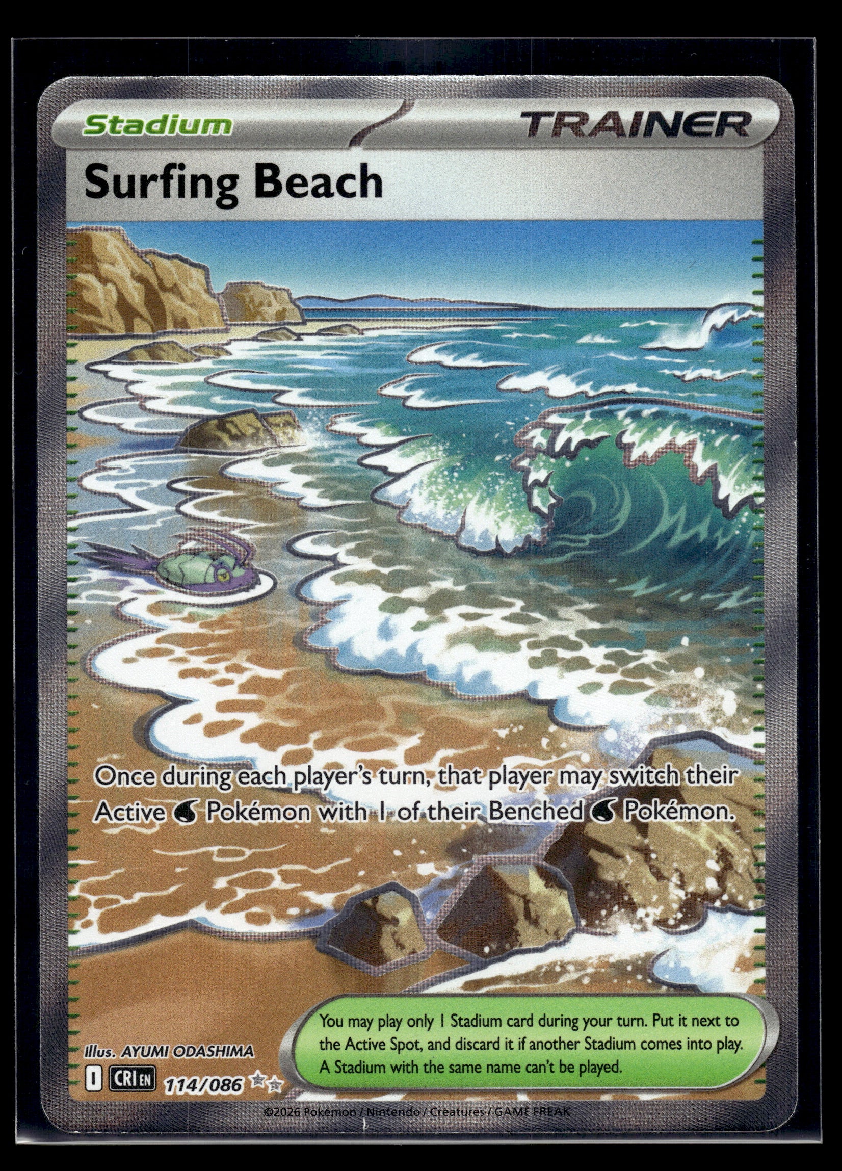 Surfing Beach #114/086 Chaos Rising VLP