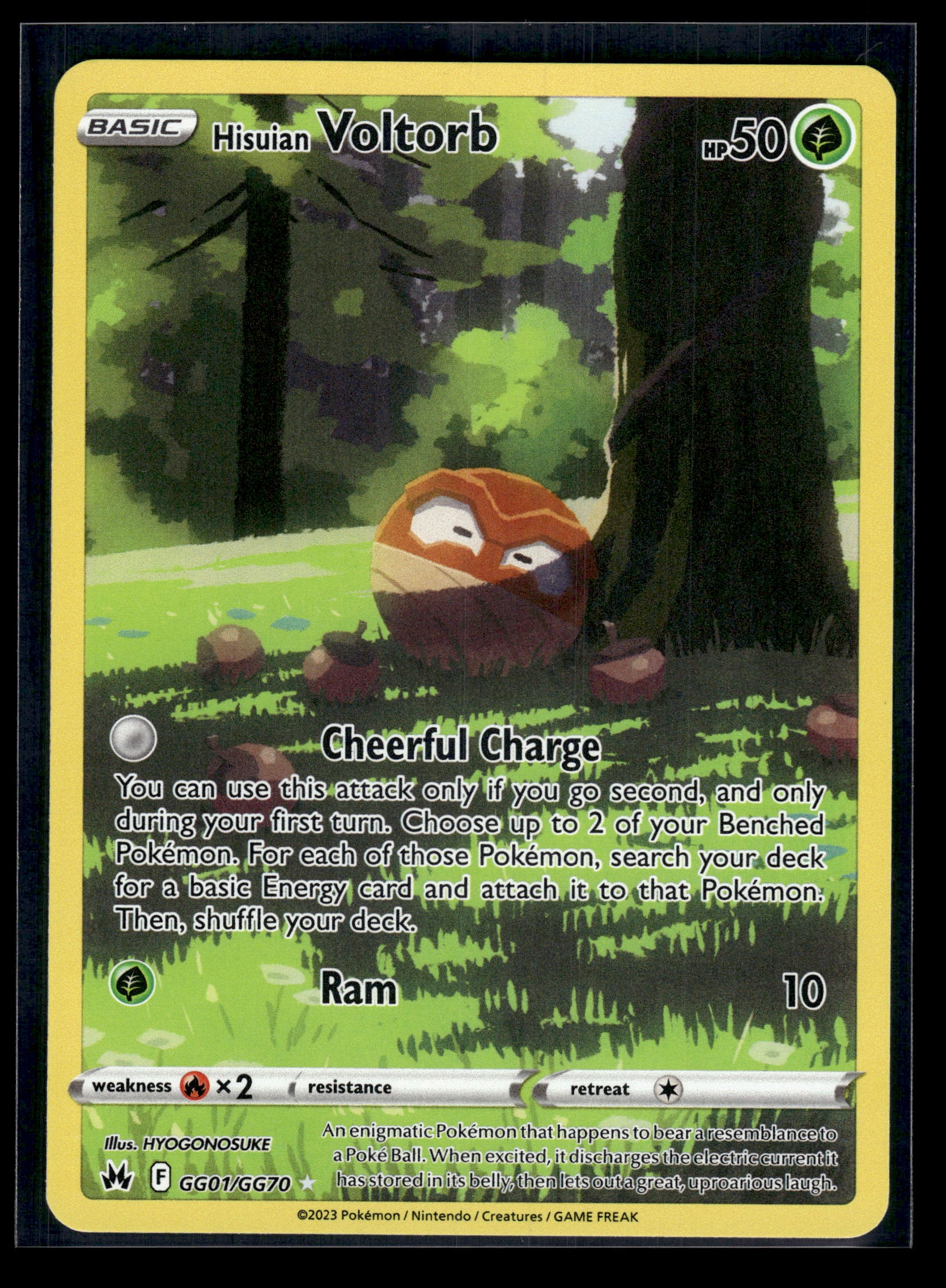 Hisuian Voltorb #GG01/GG70 Crown Zenith: Galarian Gallery LP