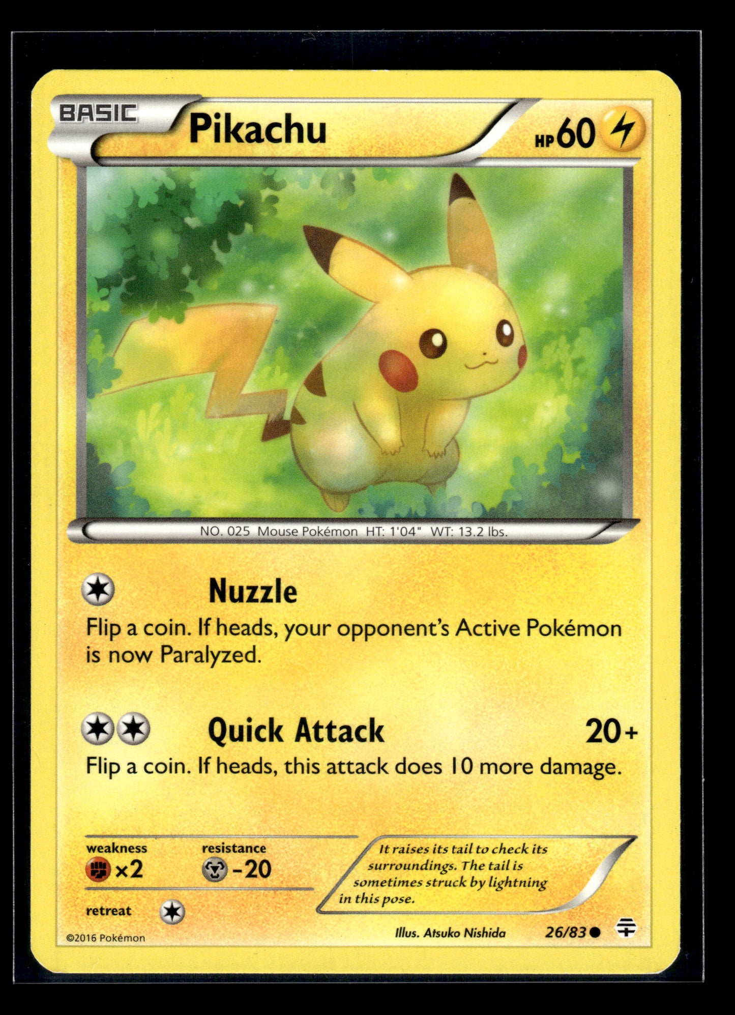 Pikachu #26/83 Generations LP