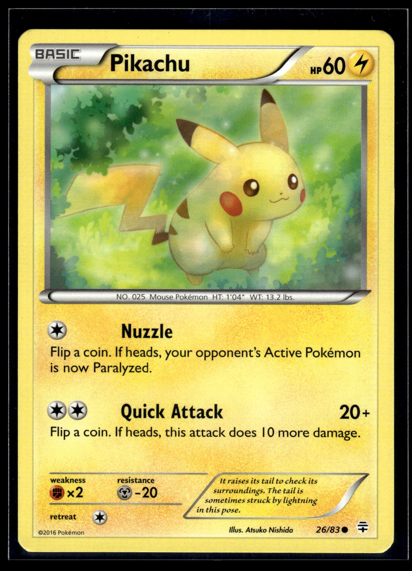 Pikachu #26/83 Generations LP