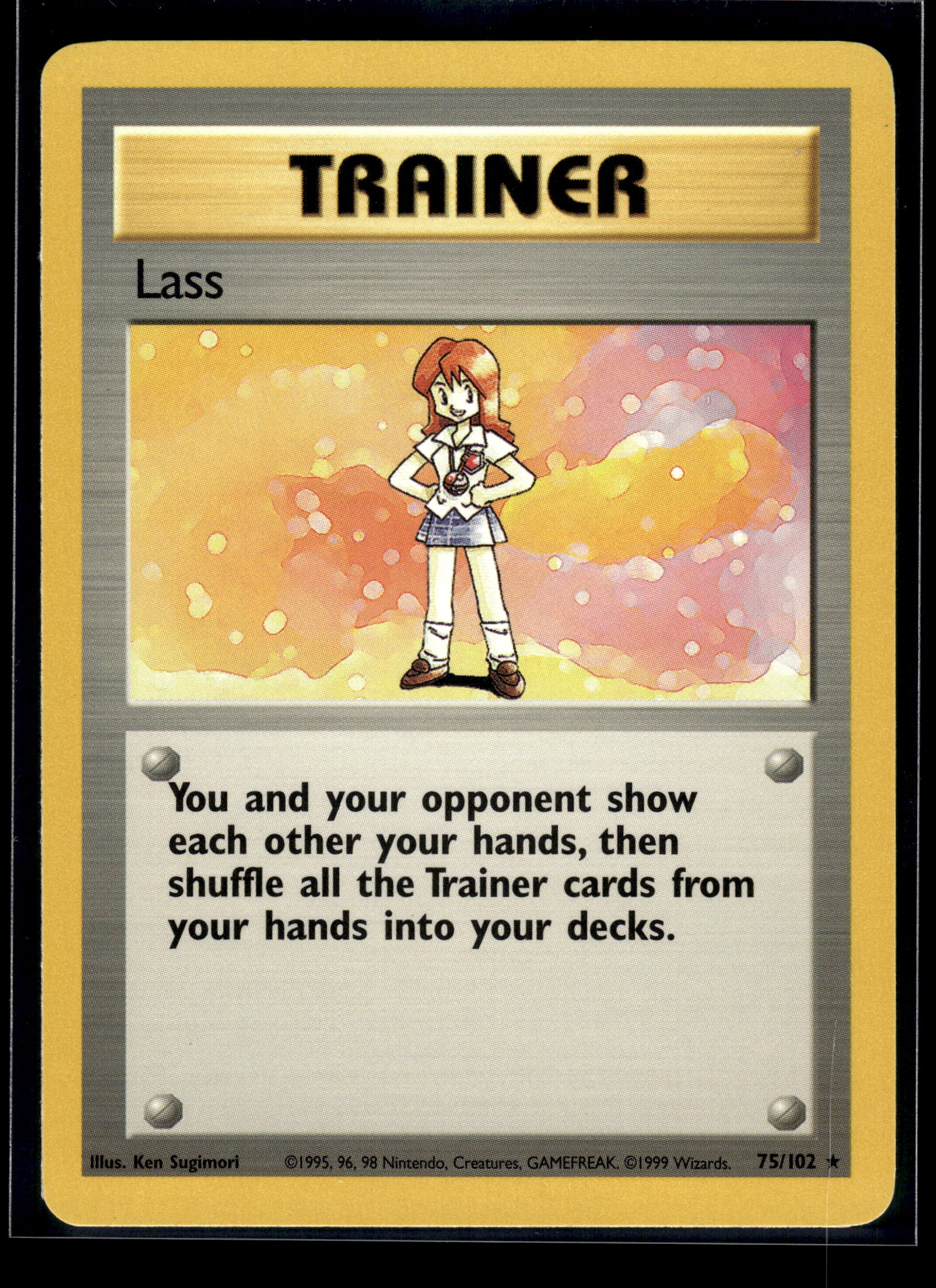 Lass #075/102 Base Set LP
