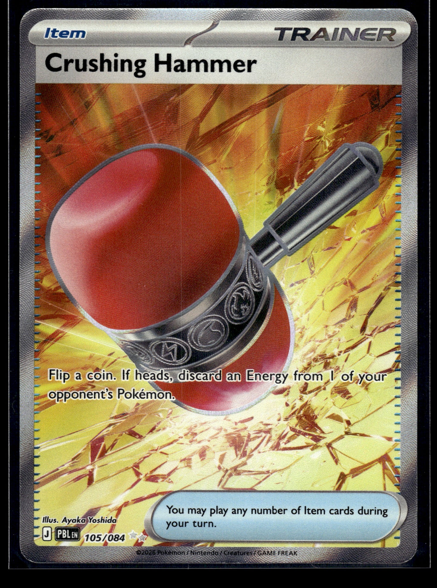 Crushing Hammer #105/084 Pitch Black NM