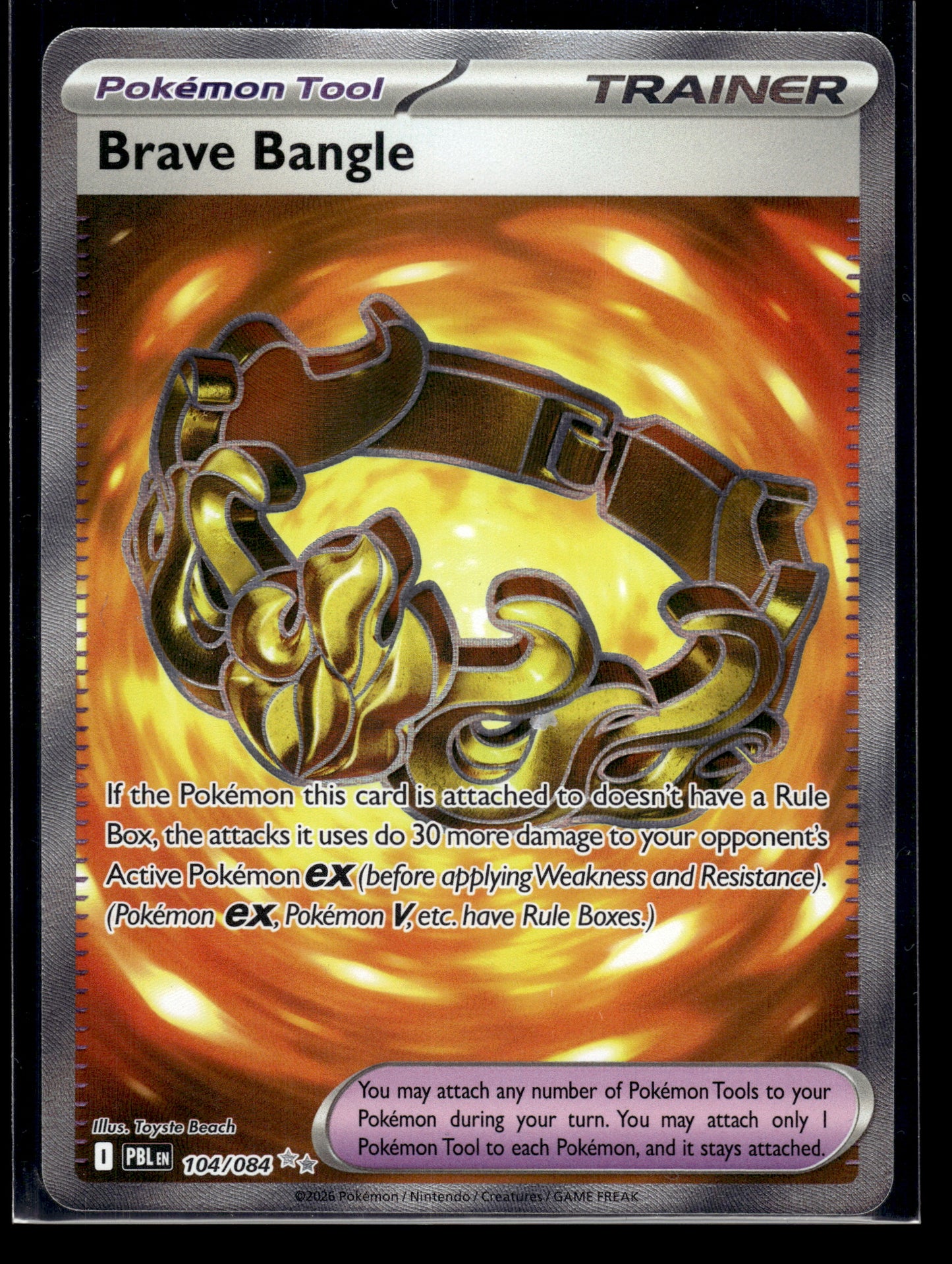 Brave Bangle #104/084 Pitch Black VLP