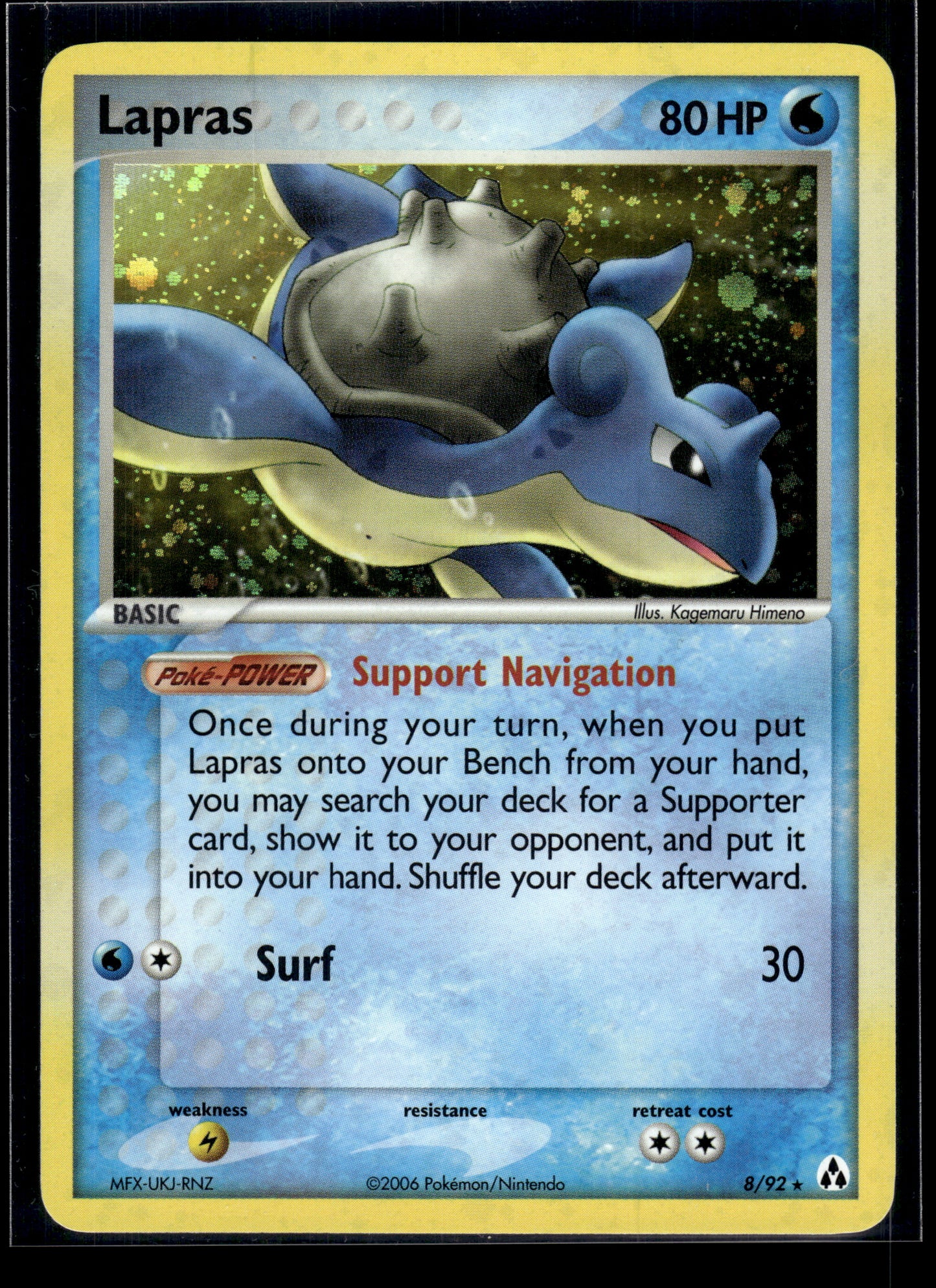 Lapras #8/92 Legend Maker LP