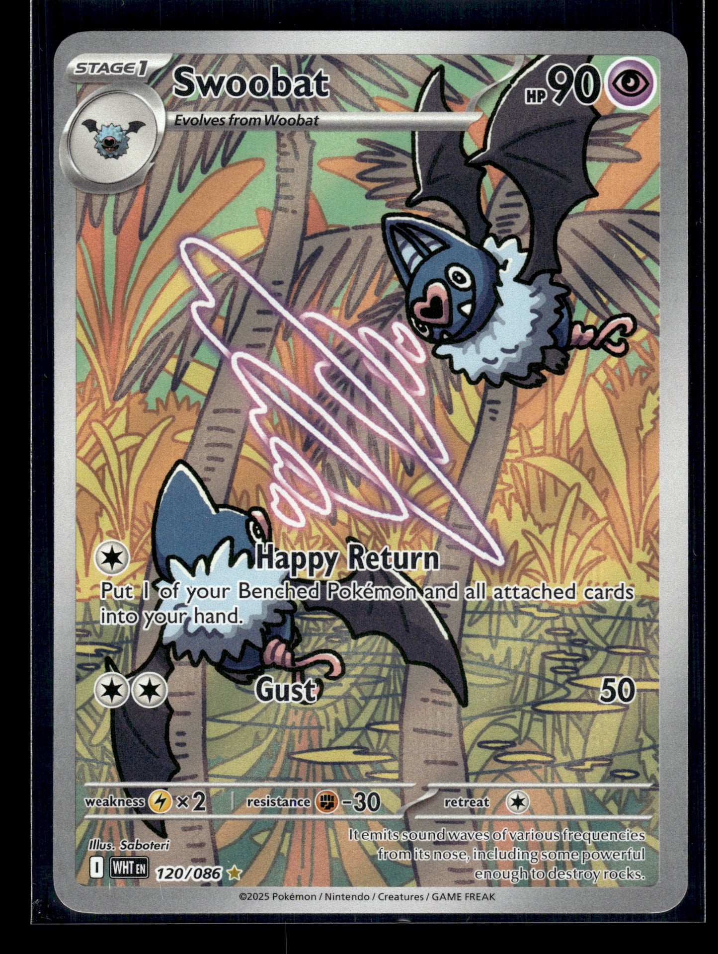 Swoobat #120/086 White Flare VLP