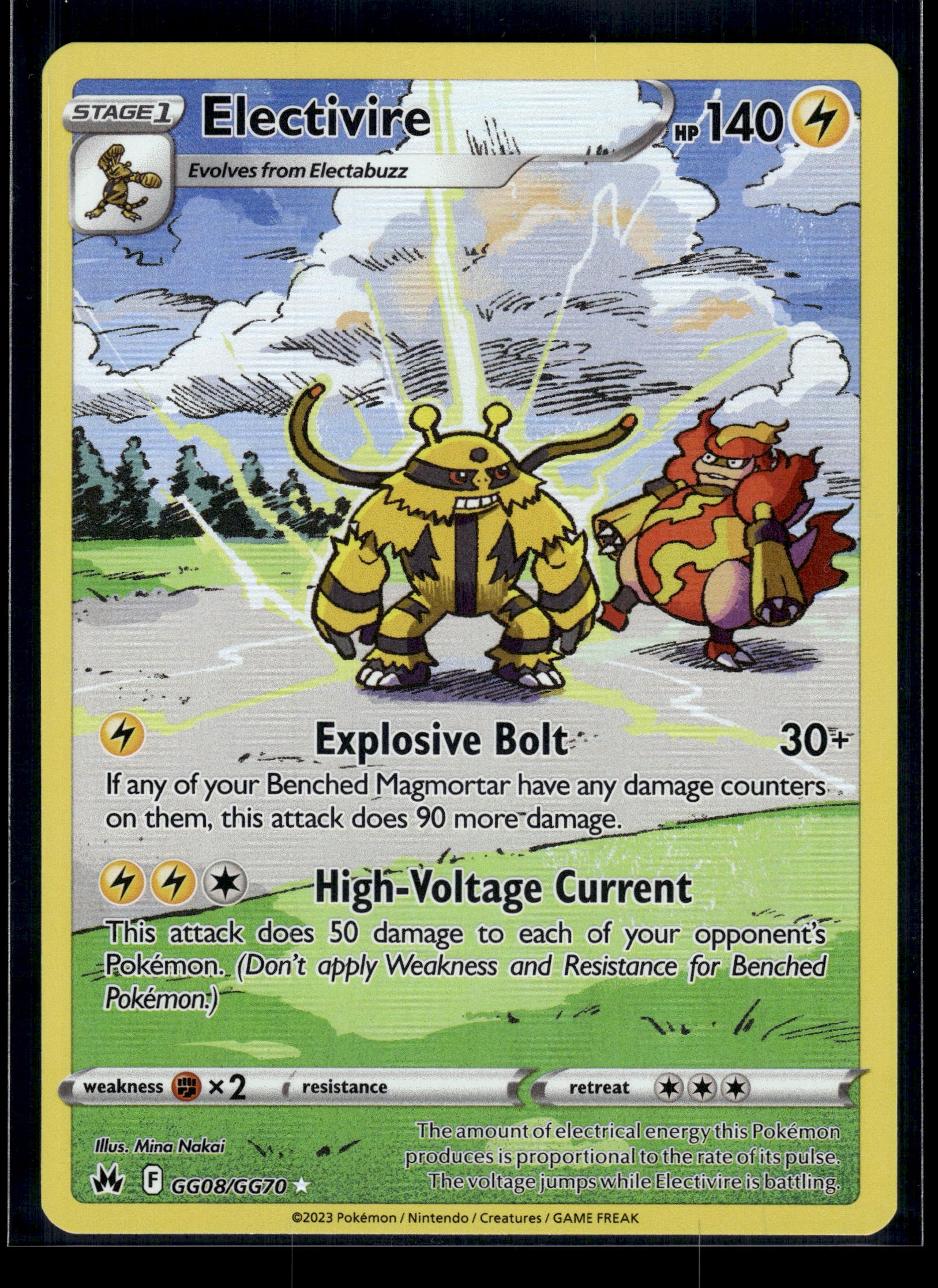 Electivire #GG08/GG70 Crown Zenith: Galarian Gallery VLP