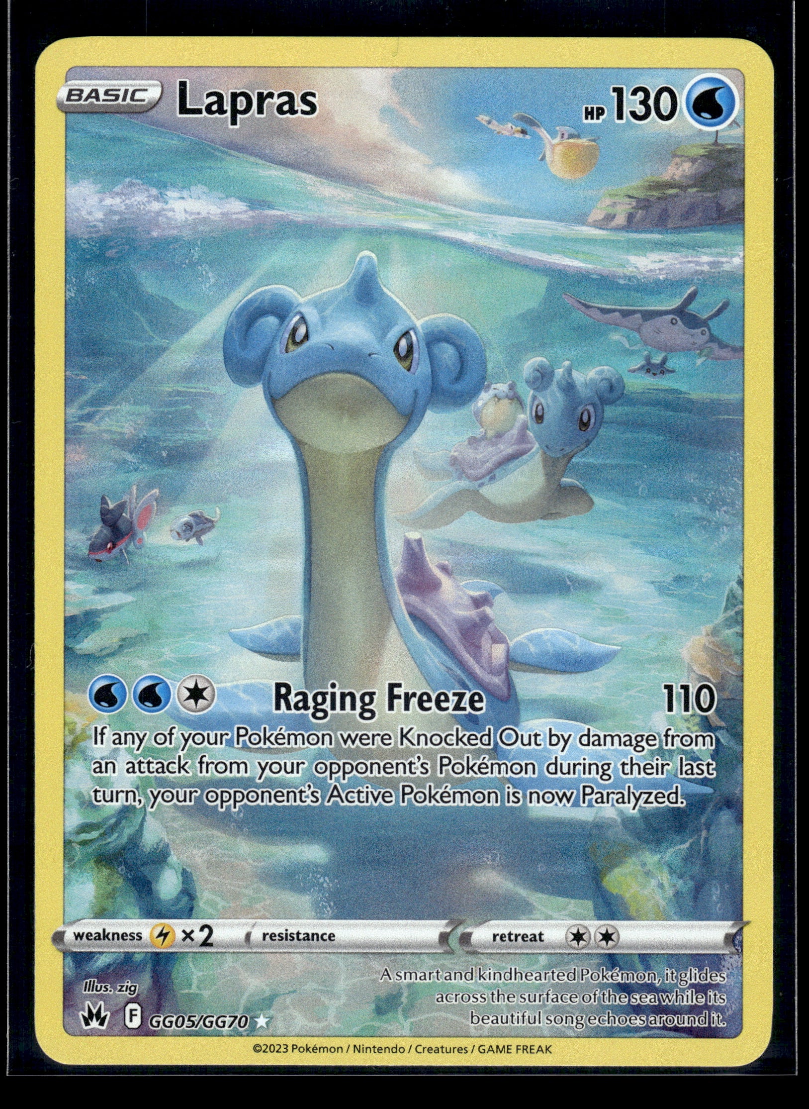 Lapras #GG05/GG70 Crown Zenith: Galarian Gallery VLP