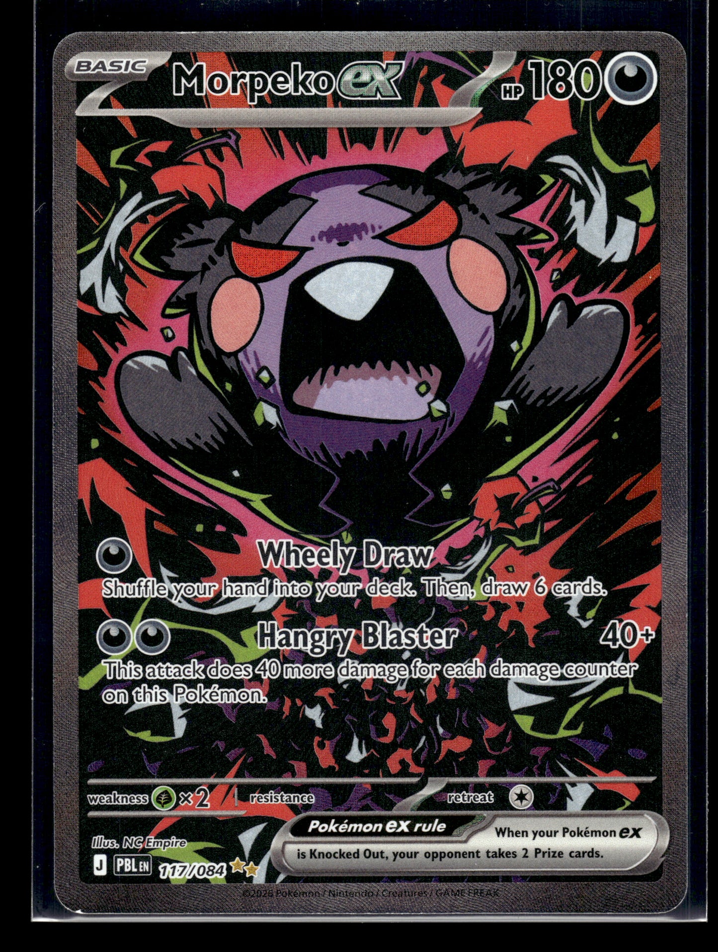 Morpeko ex #117/084 Pitch Black LP