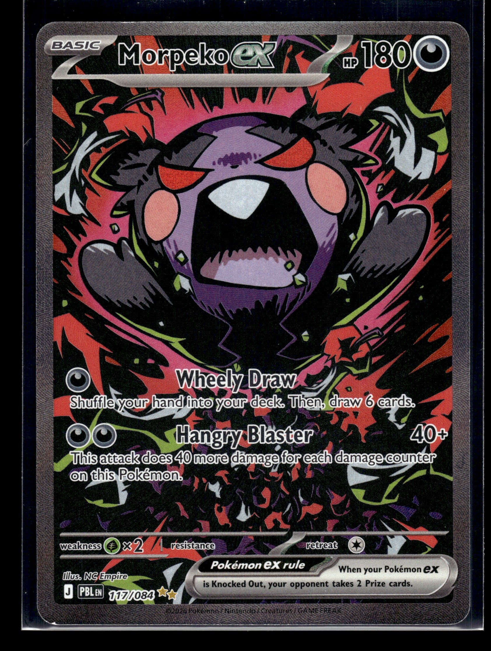 Morpeko ex #117/084 Pitch Black LP