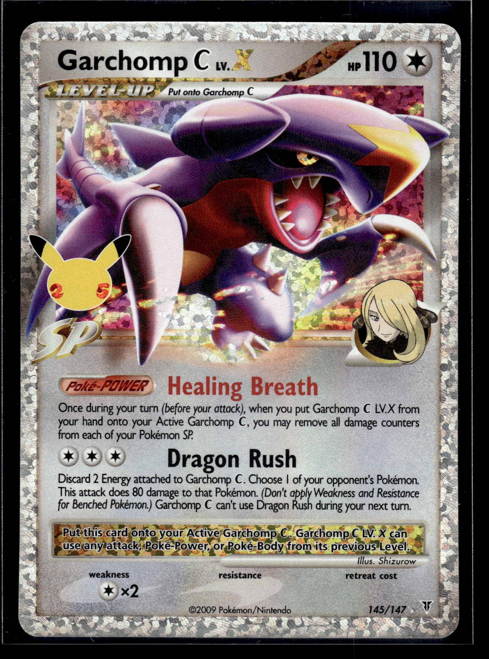 Garchomp C LV.X #145/147 Celebrations: Classic Collection LP