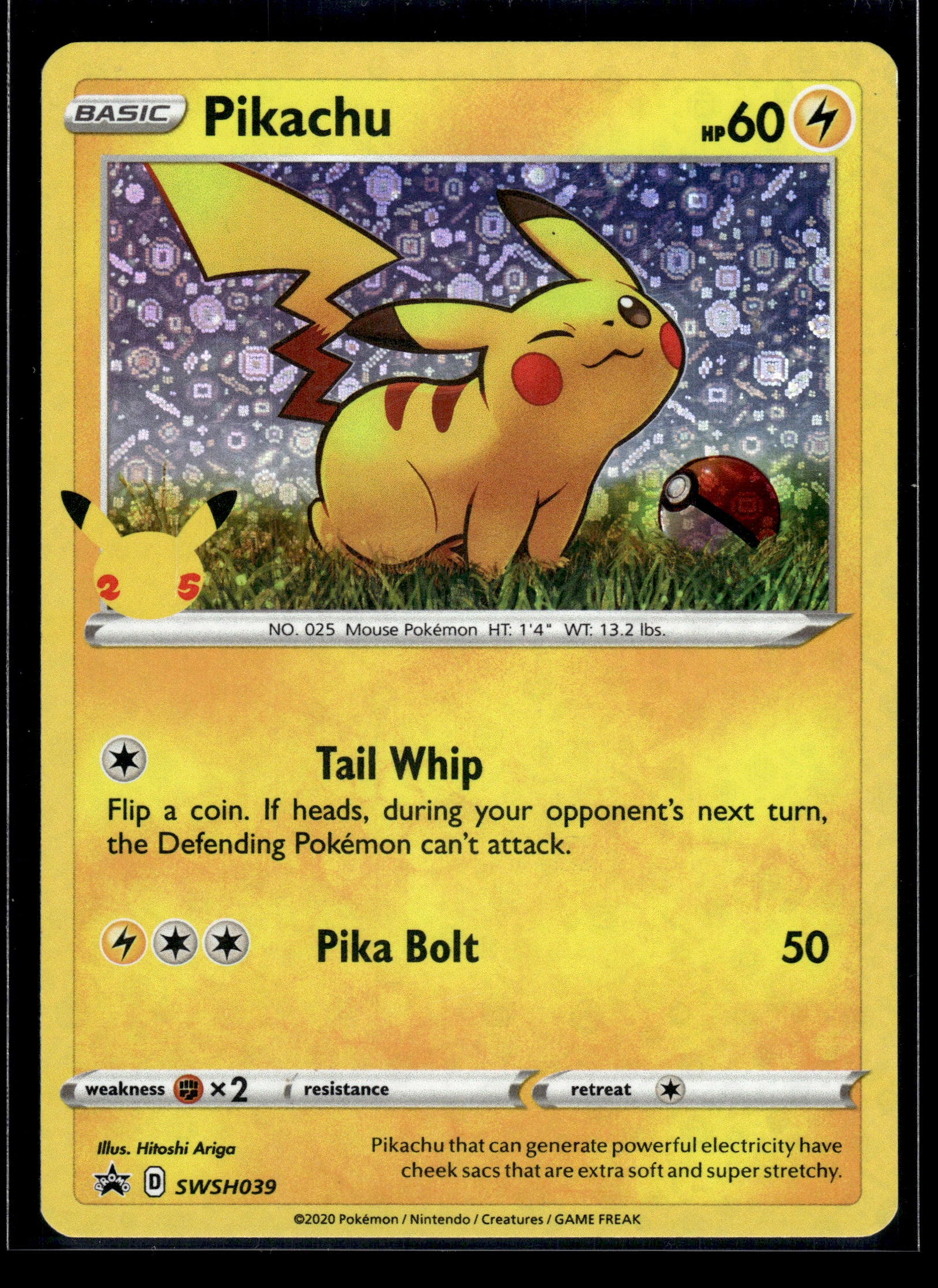 Pikachu #SWSH039 Miscellaneous Cards & Products MP