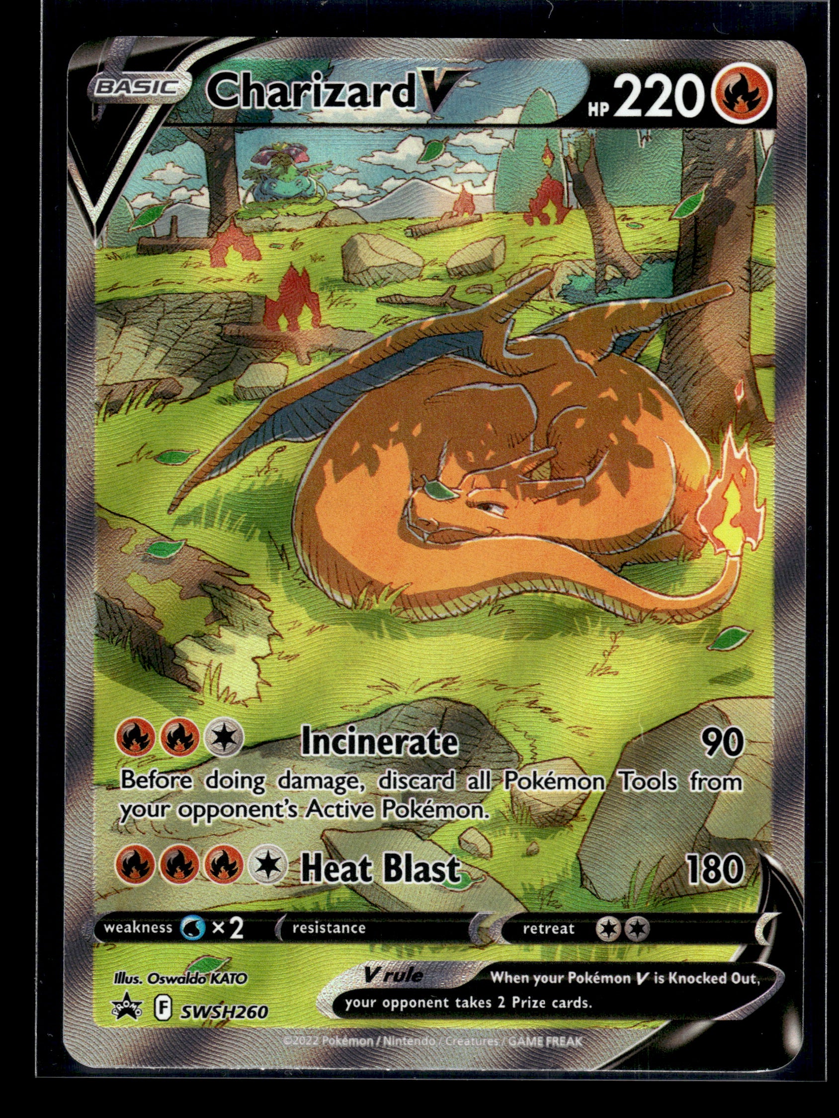 Charizard V #SWSH260 Sword & Shield Promo Cards LP