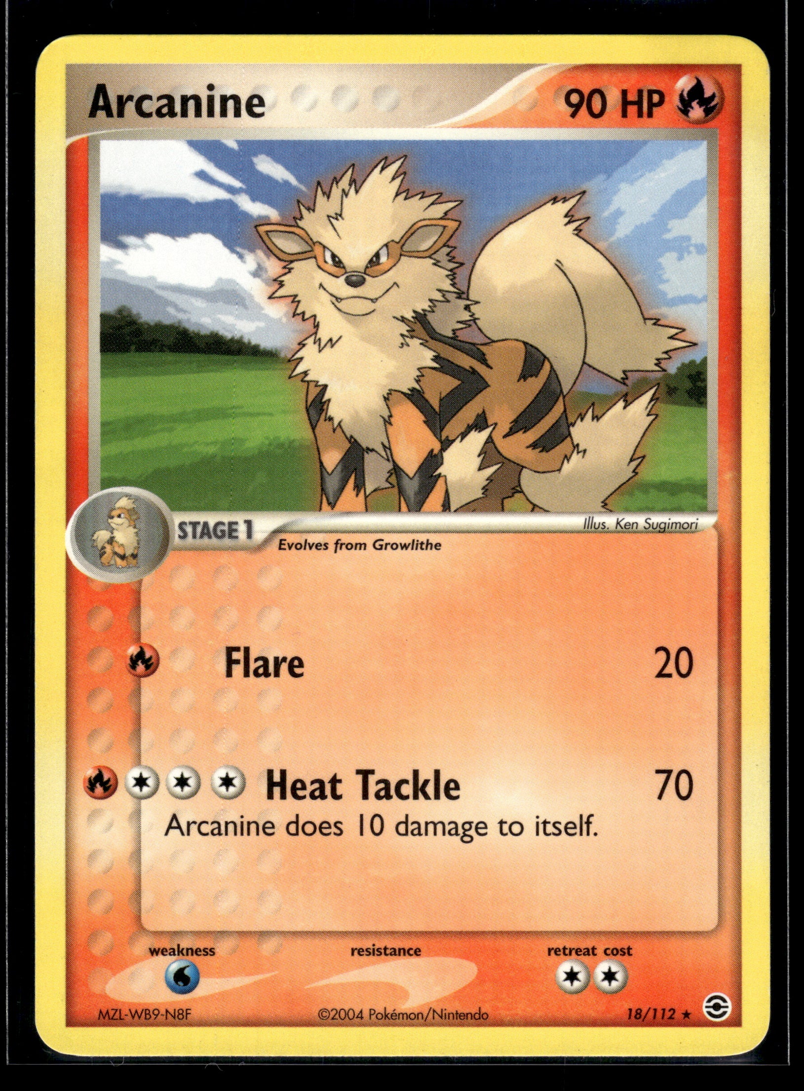 Arcanine #18/112 FireRed & LeafGreen MP