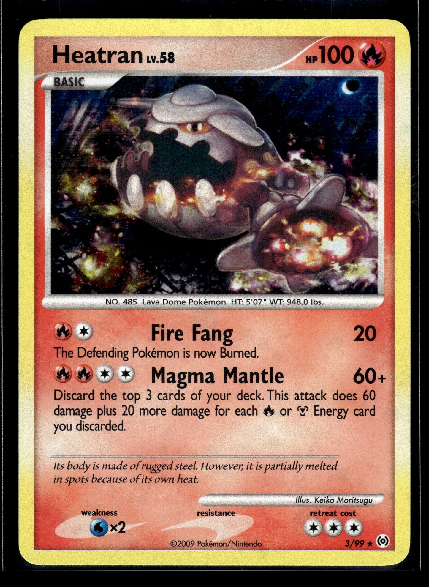 Heatran #3/99 Arceus LP