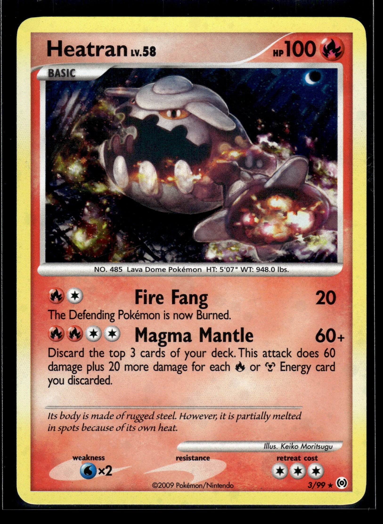 Heatran #3/99 Arceus LP