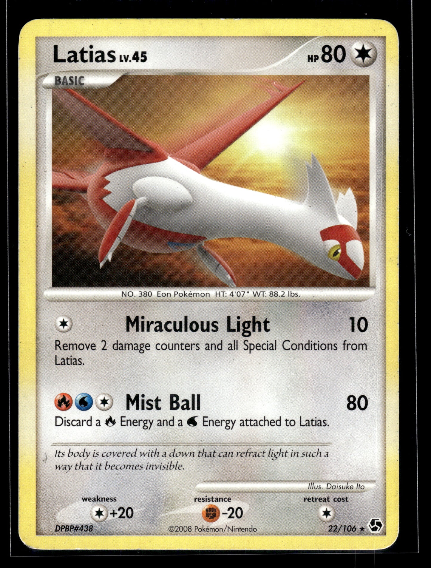 Latias #22/106 Great Encounters HP
