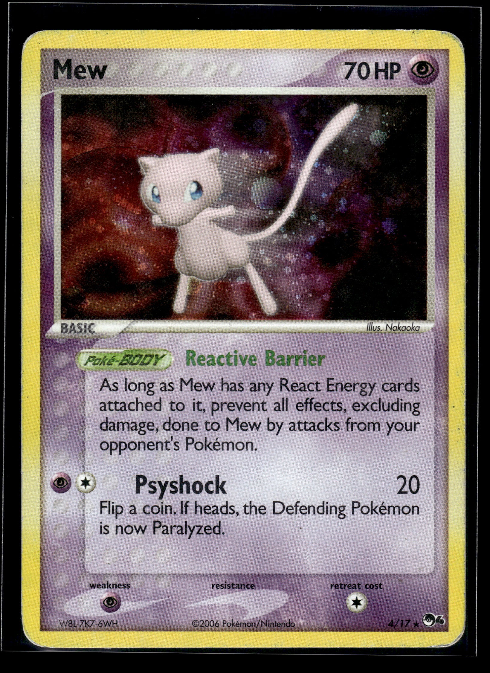 Mew #004/017 POP Series 4 MP