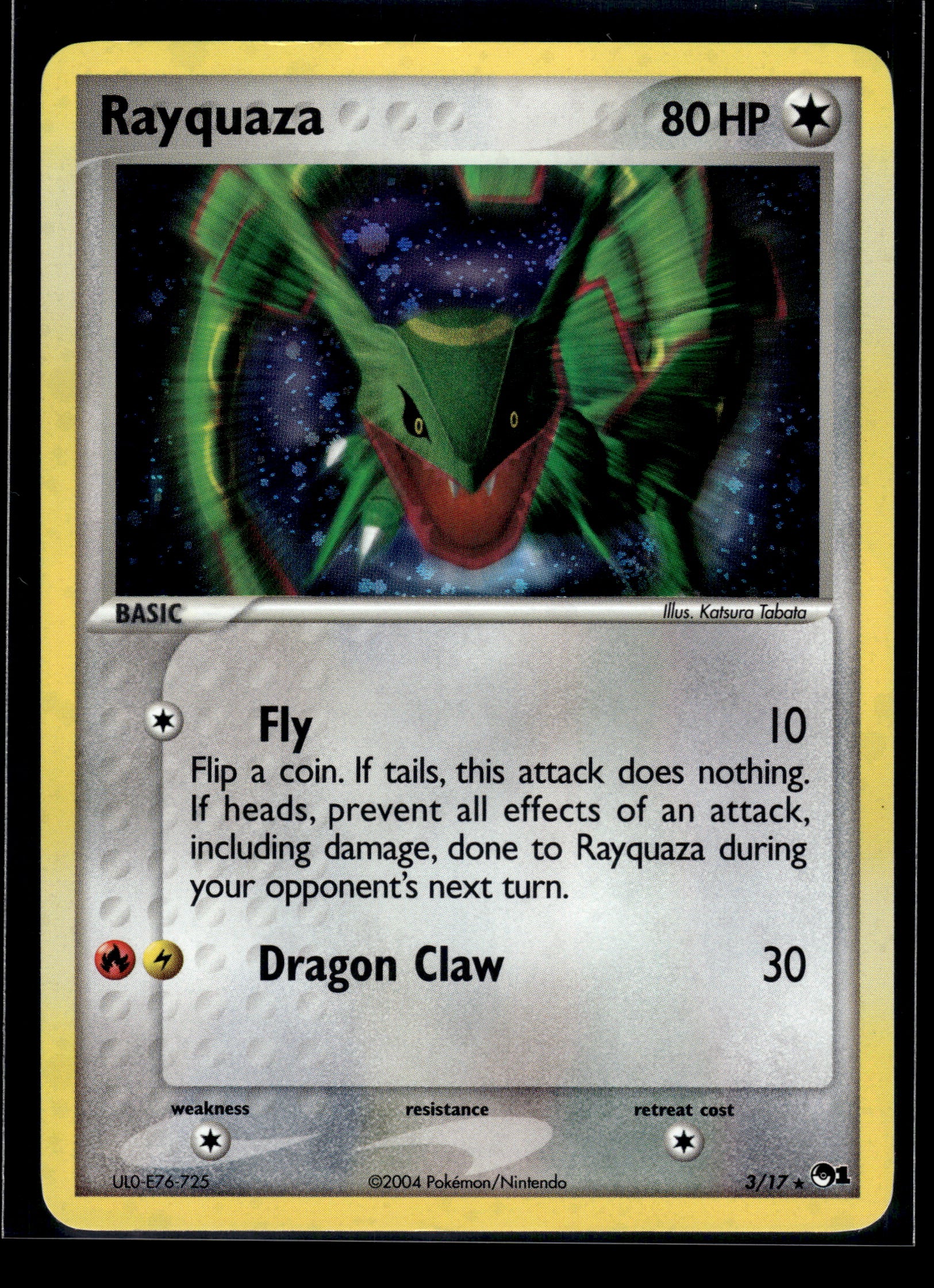 Rayquaza #3/17 POP Series 1 LP