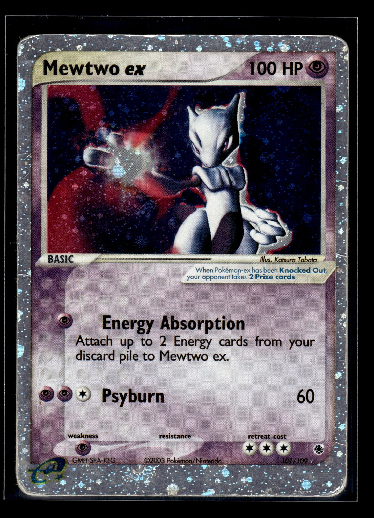 Mewtwo ex #101/109 Ruby and Sapphire HP