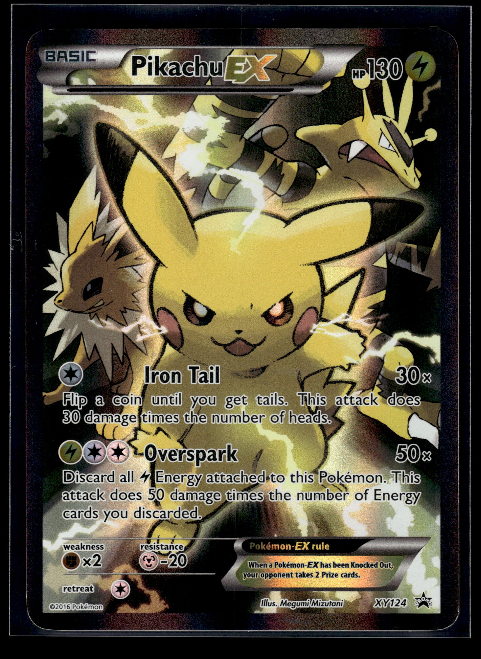 Pikachu EX #XY124 XY Promos LP