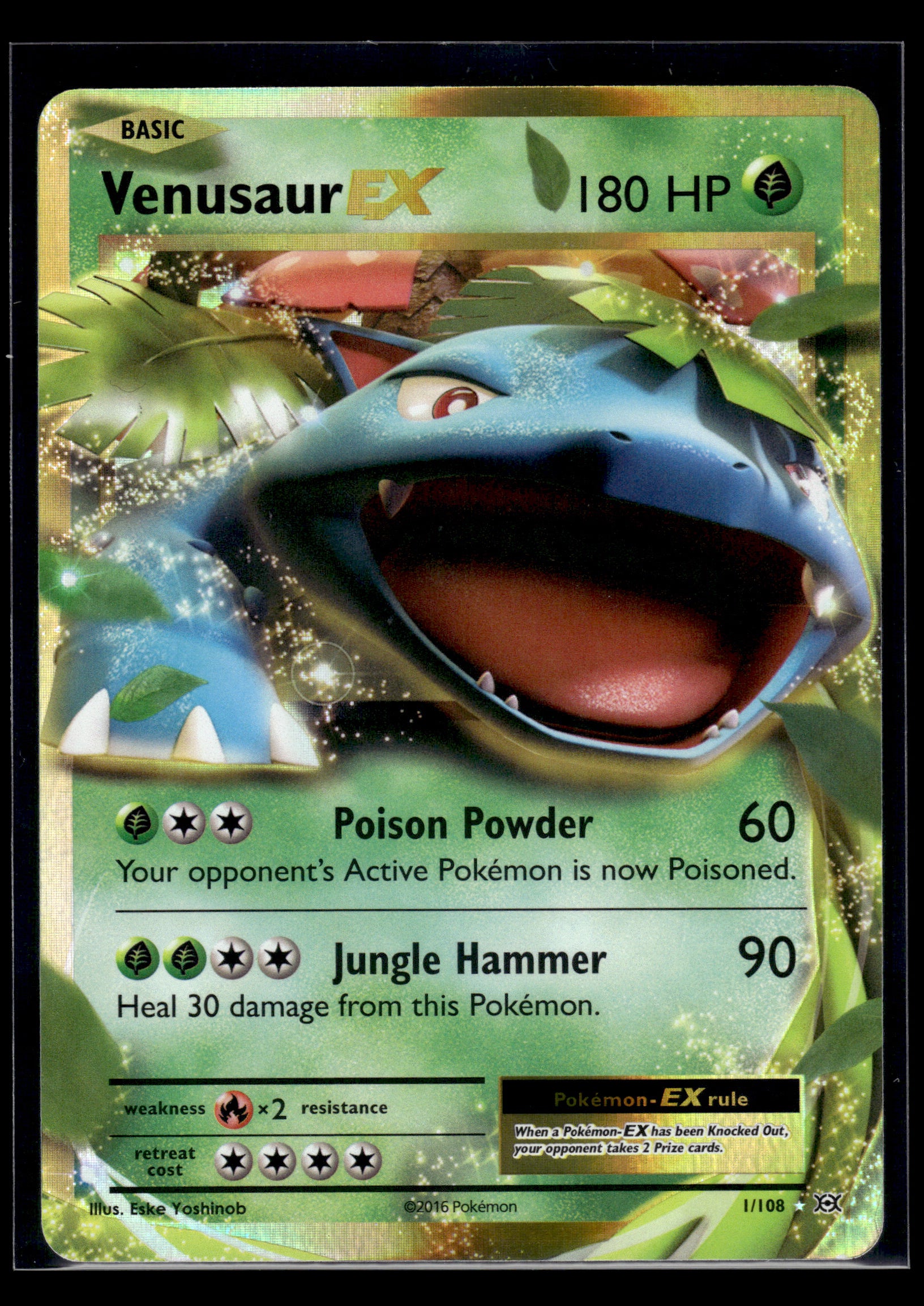 Venusaur EX #1/146 XY Base Set NM