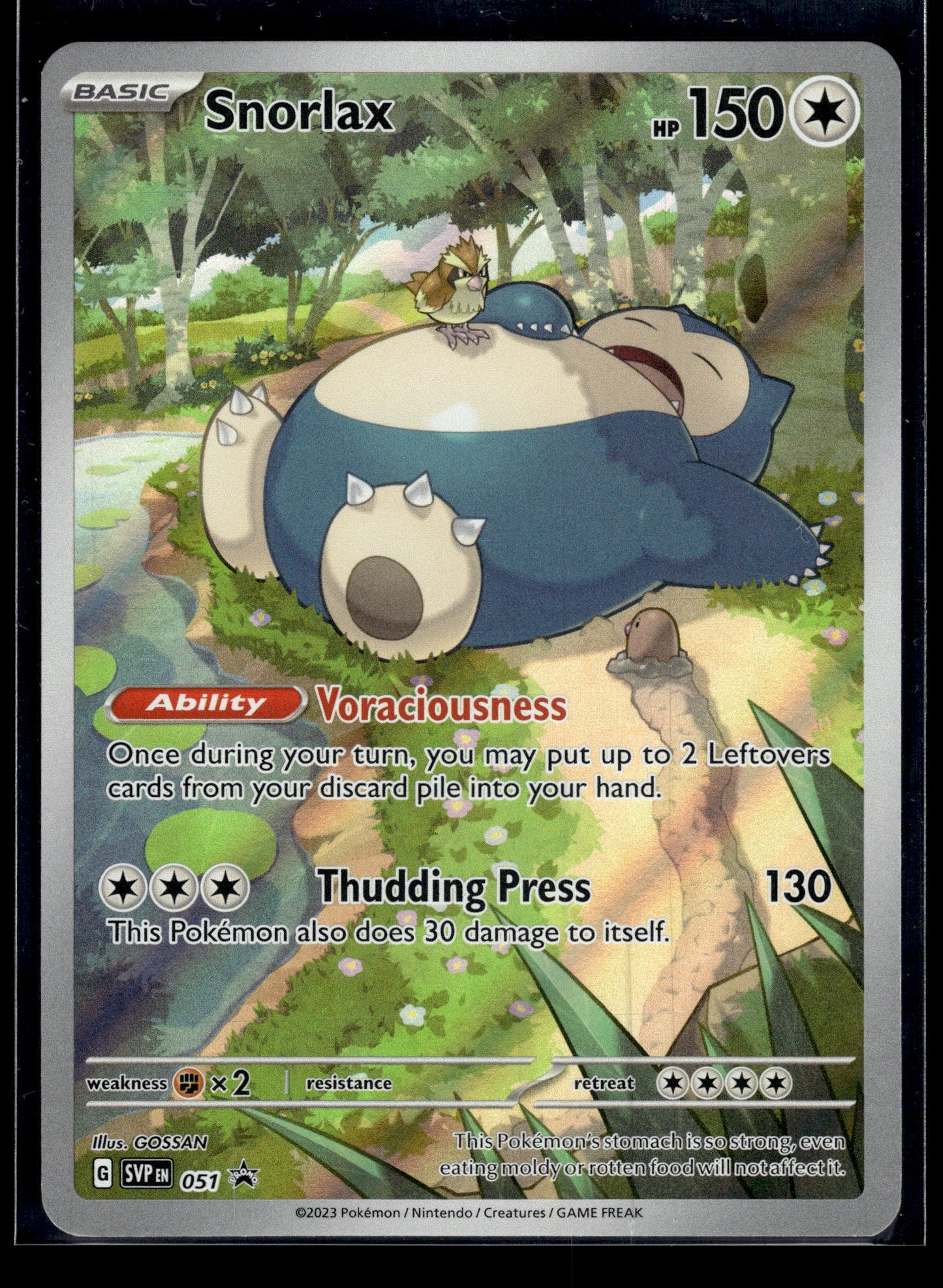 Snorlax #051 Scarlet & Violet Promo Cards VLP