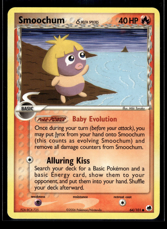 Smoochum (Delta Species) #64/101 Dragon Frontiers LP