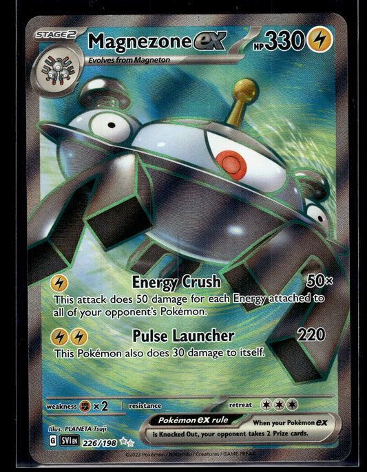 Magnezone ex #226/198 Scarlet & Violet Base Set LP