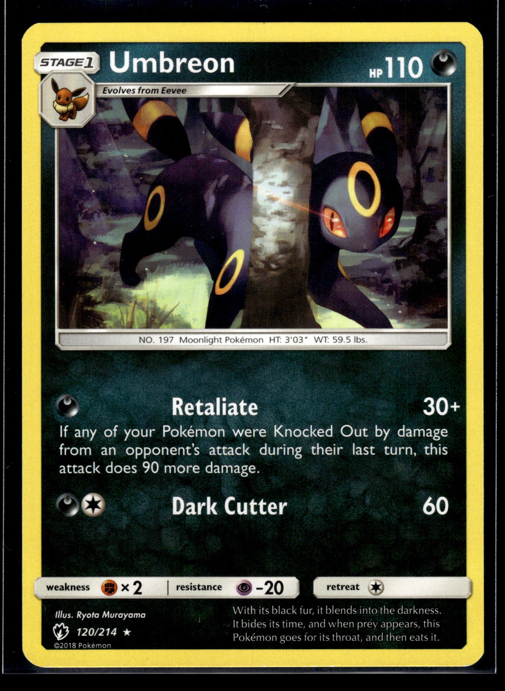 Umbreon #120/214 Lost Thunder LP