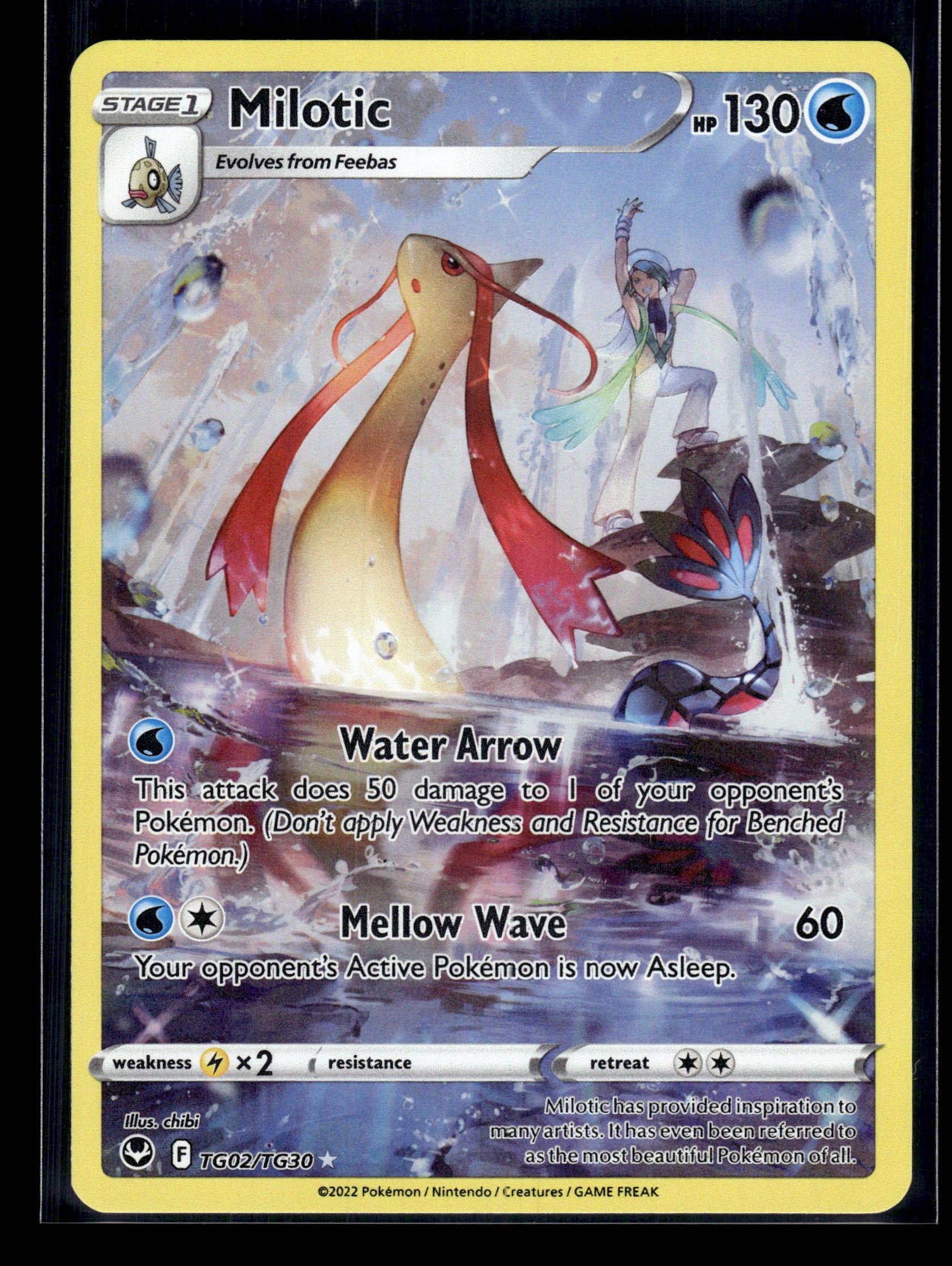 Milotic #TG02/TG30 Silver Tempest Trainer Gallery VLP