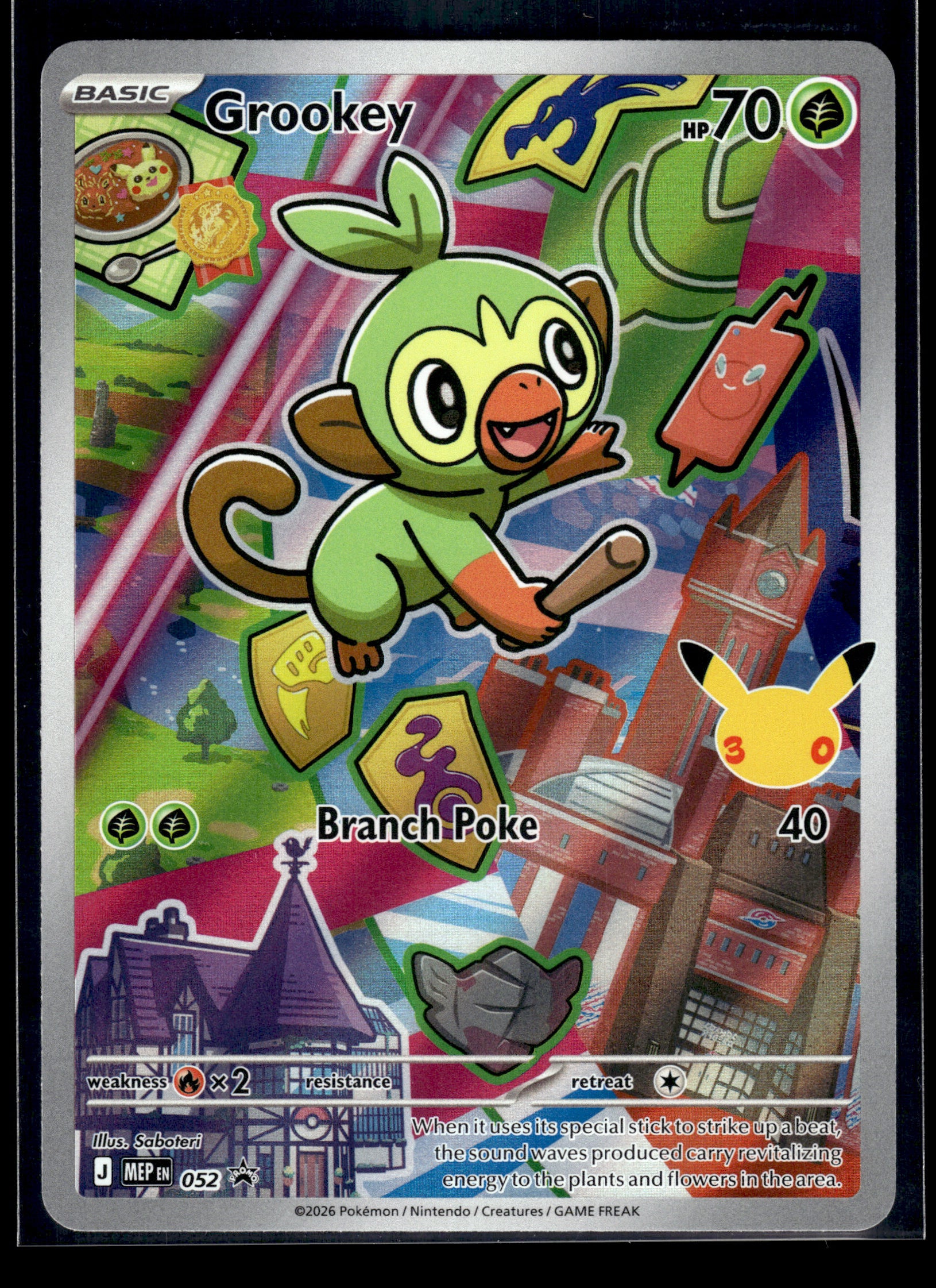 Grookey #052 Mega Evolution Promo NM