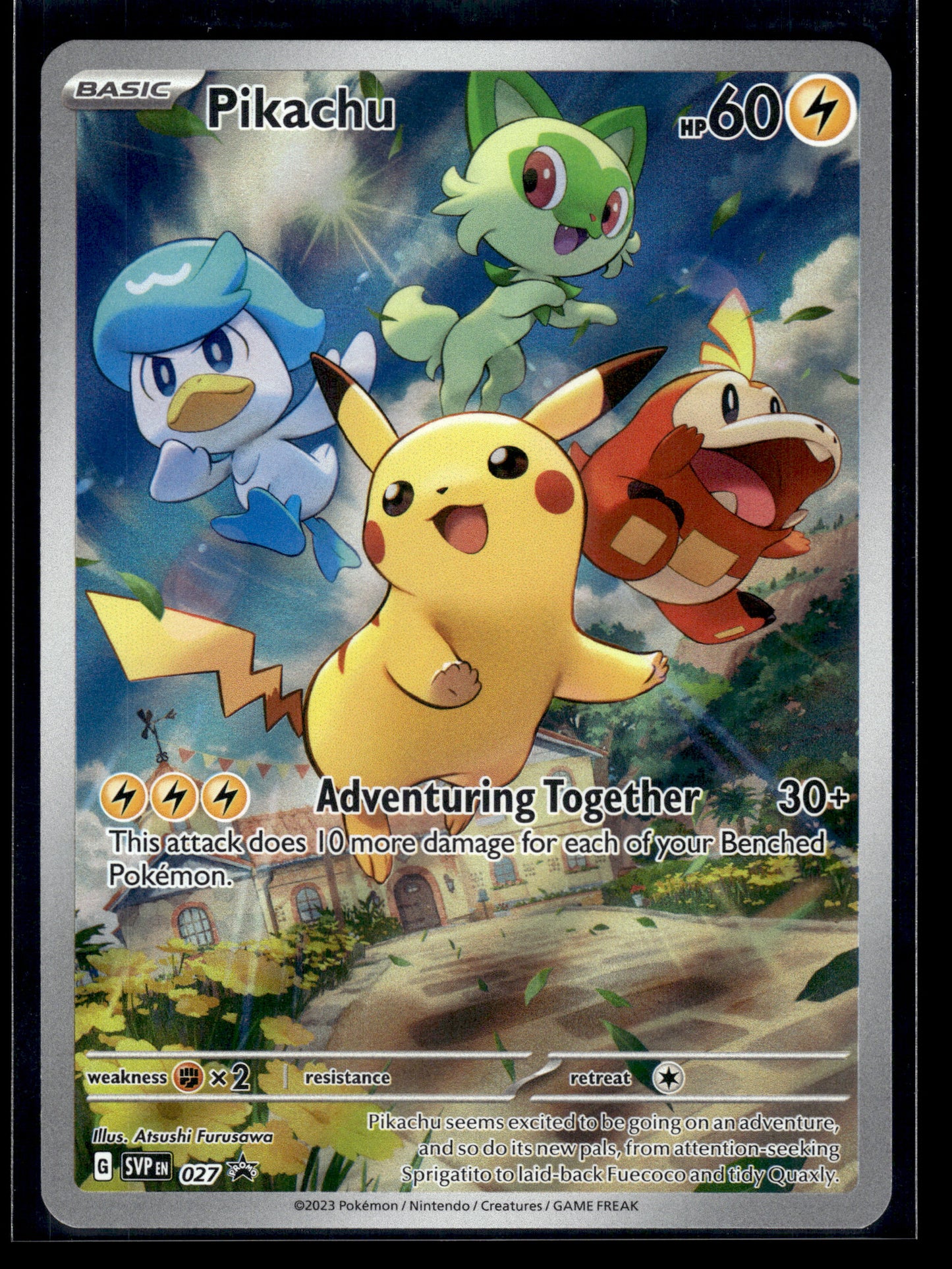Pikachu #027 Scarlet & Violet Promo VLP