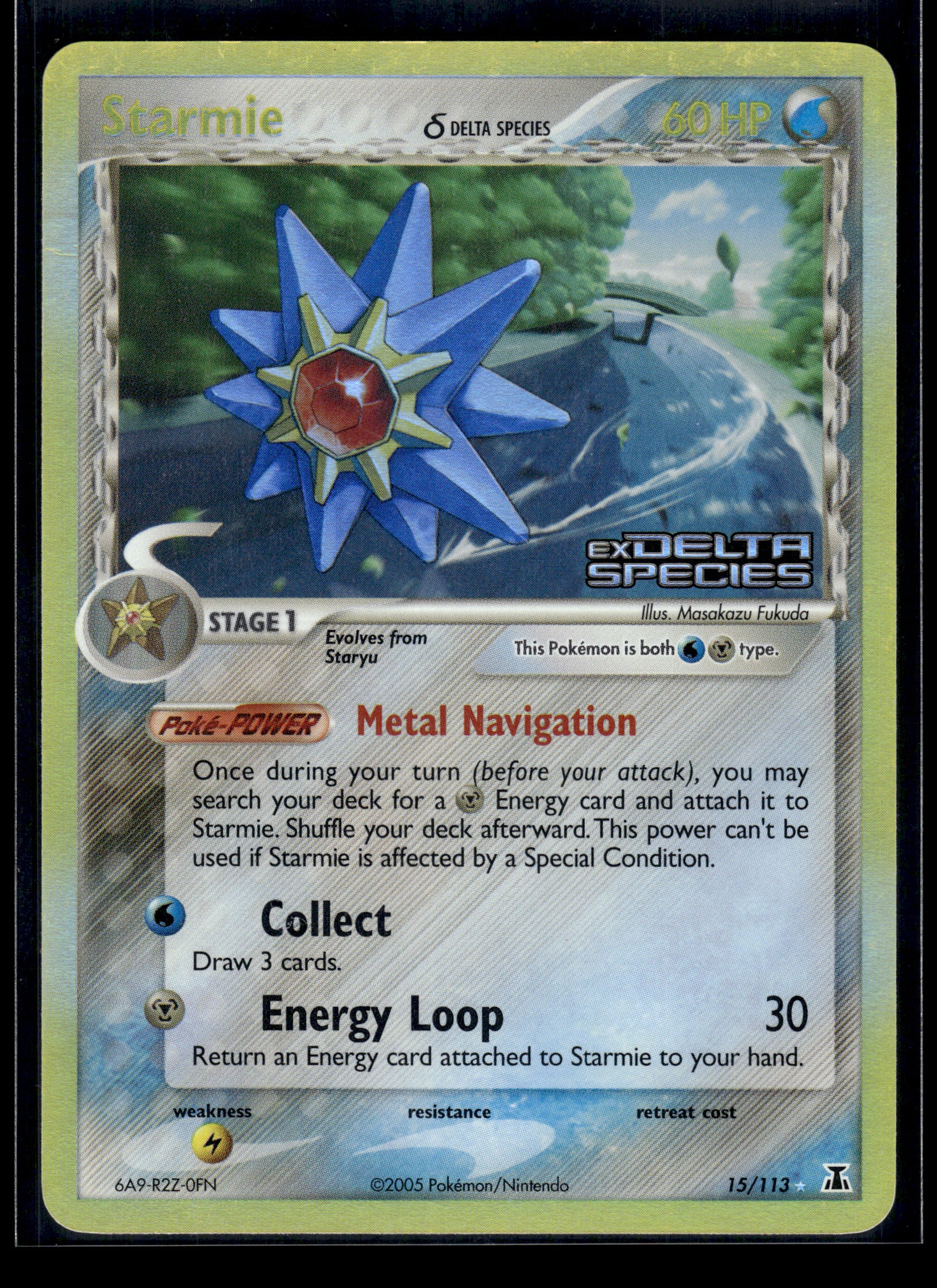 Starmie #15/113 Reverse Holo Delta Species MP