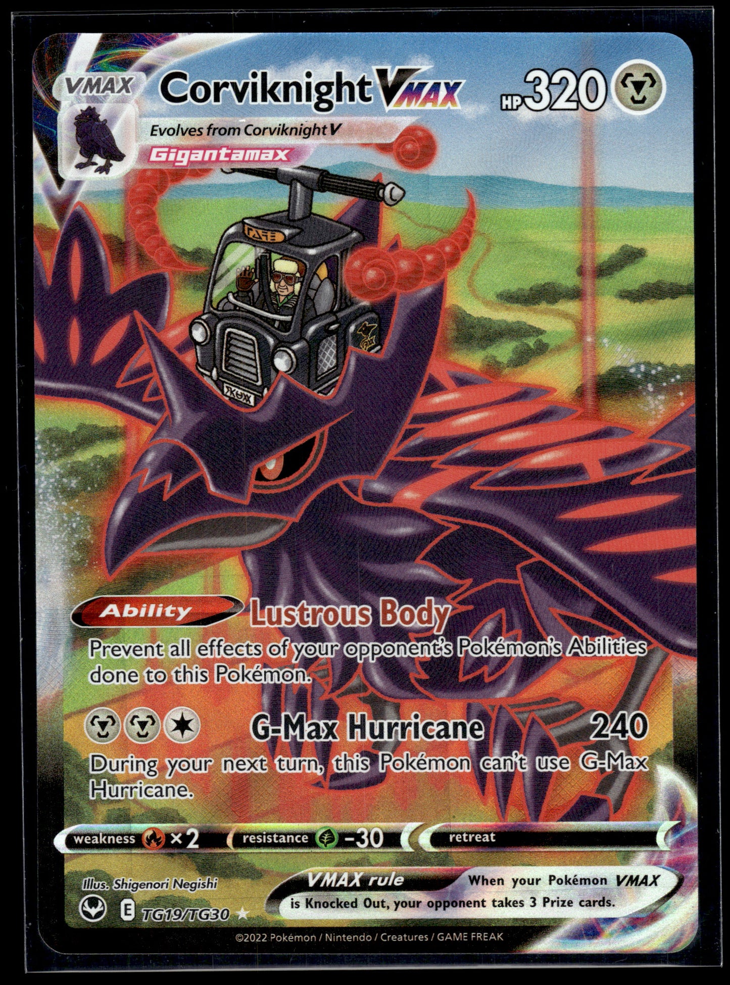 Corviknight VMAX #TG19/TG30 Silver Tempest Trainer Gallery NM