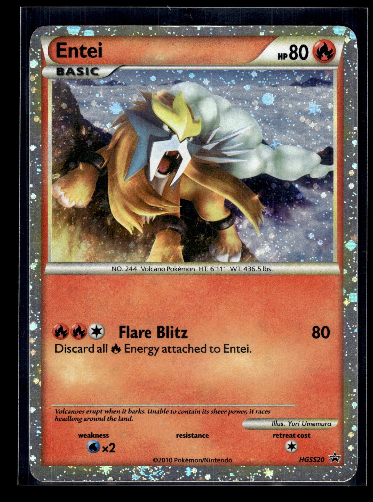 Entei #HGSS20 HGSS Promos MP