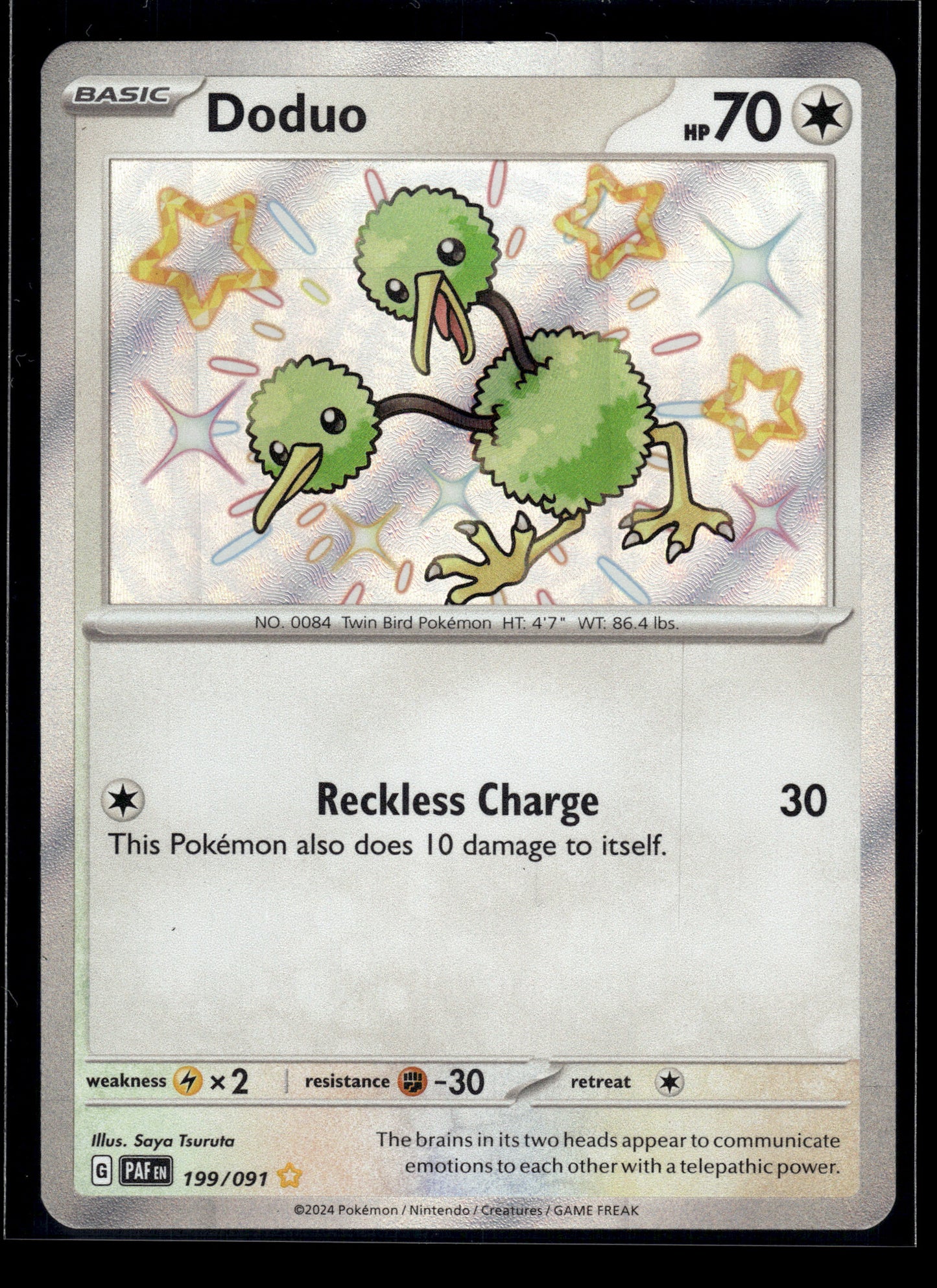 Doduo #199/091 Paldean Fates LP