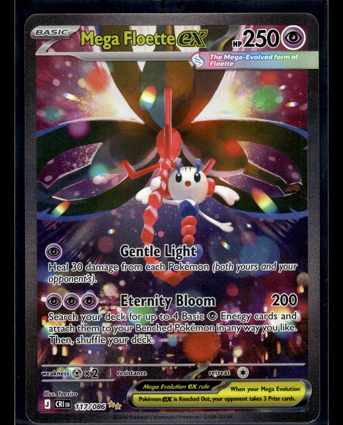 Mega Floette ex #117/086 Chaos Rising VLP