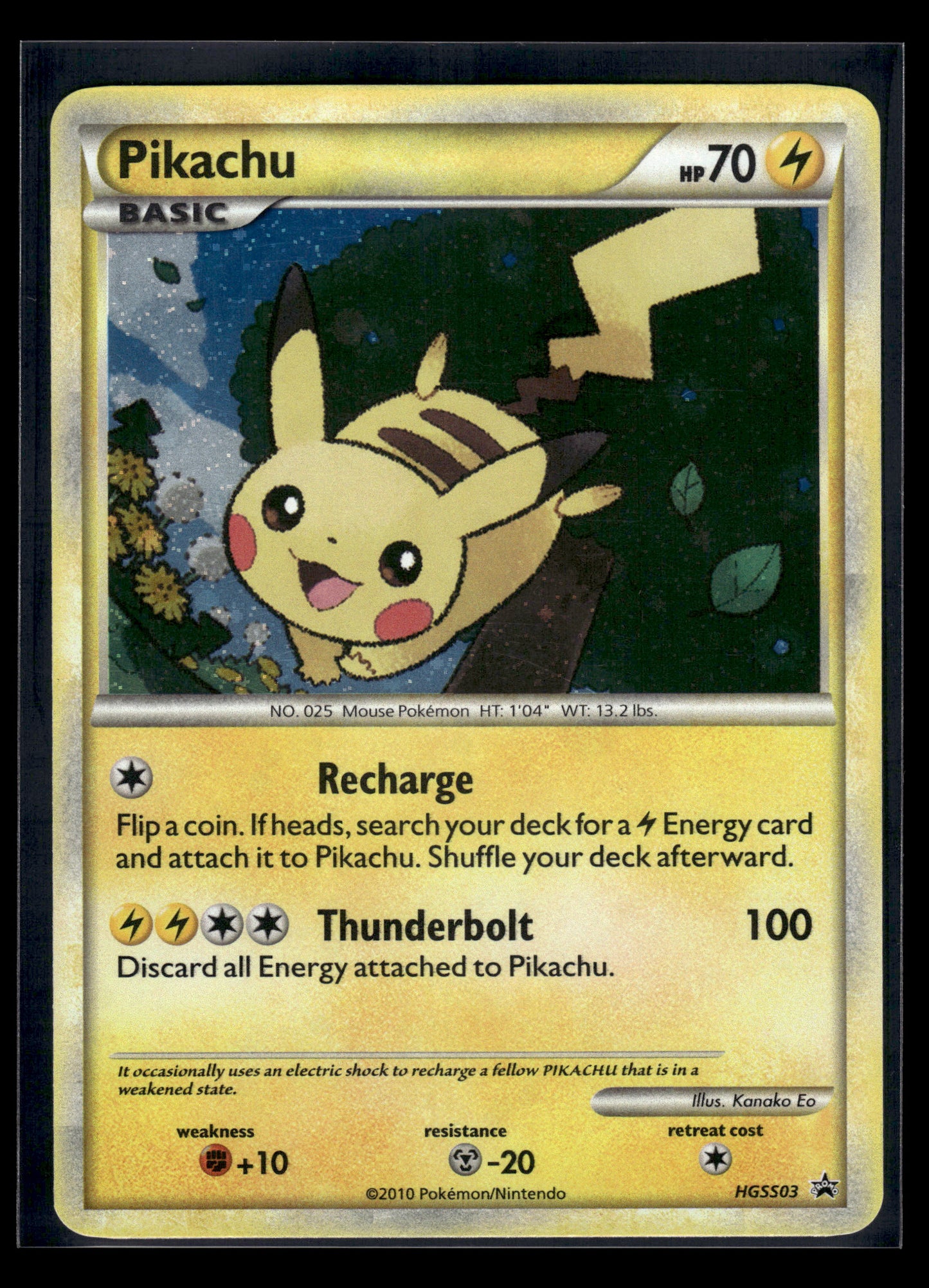 Pikachu #HGSS03 HGSS Promo LP