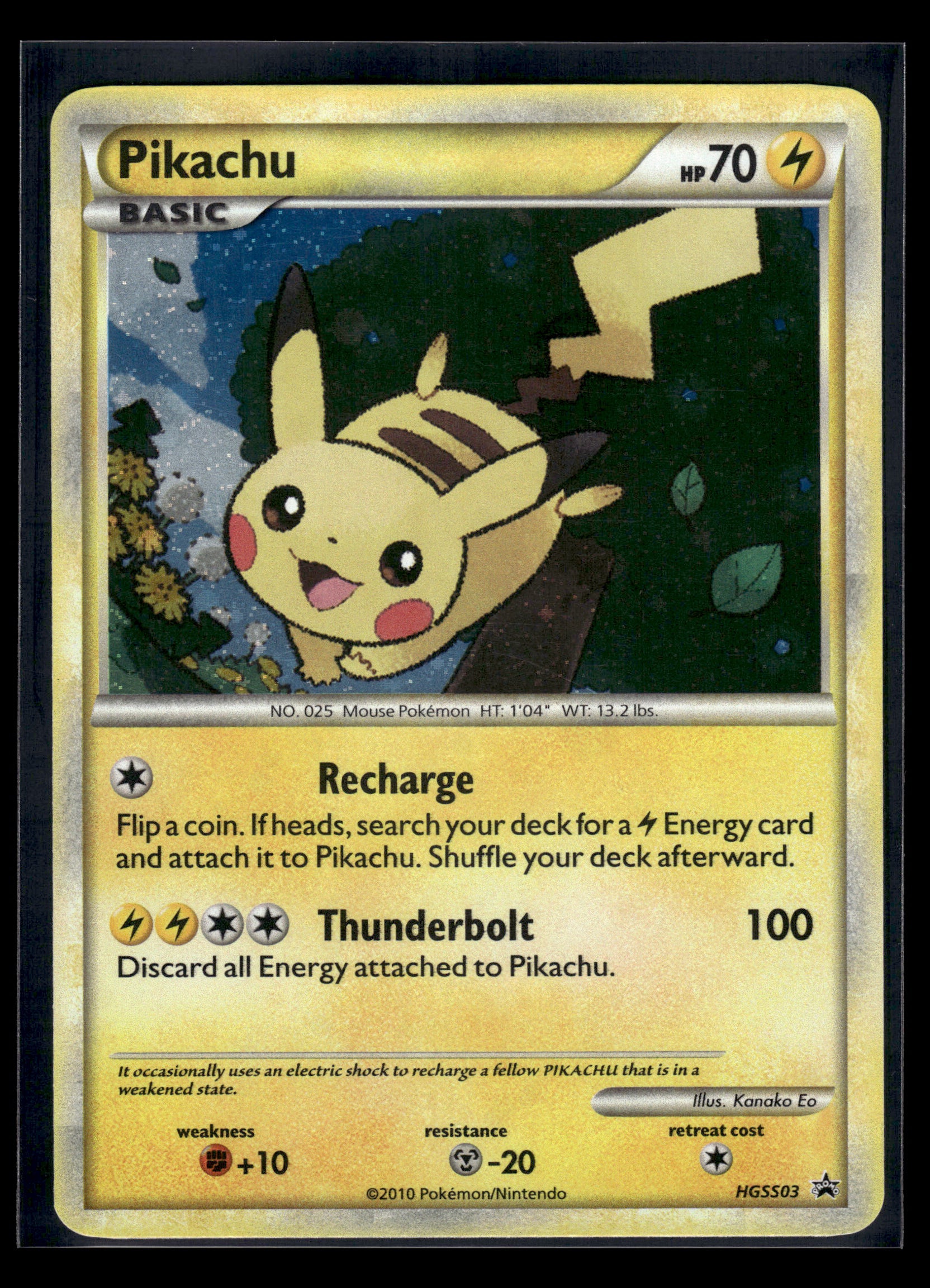 Pikachu #HGSS03 HGSS Promo LP