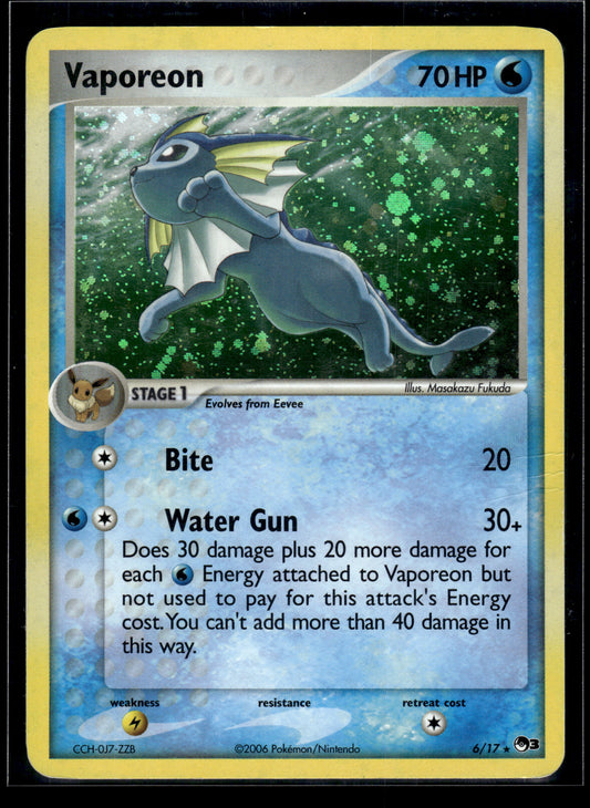 Vaporeon #006/017 POP Series 3 MP