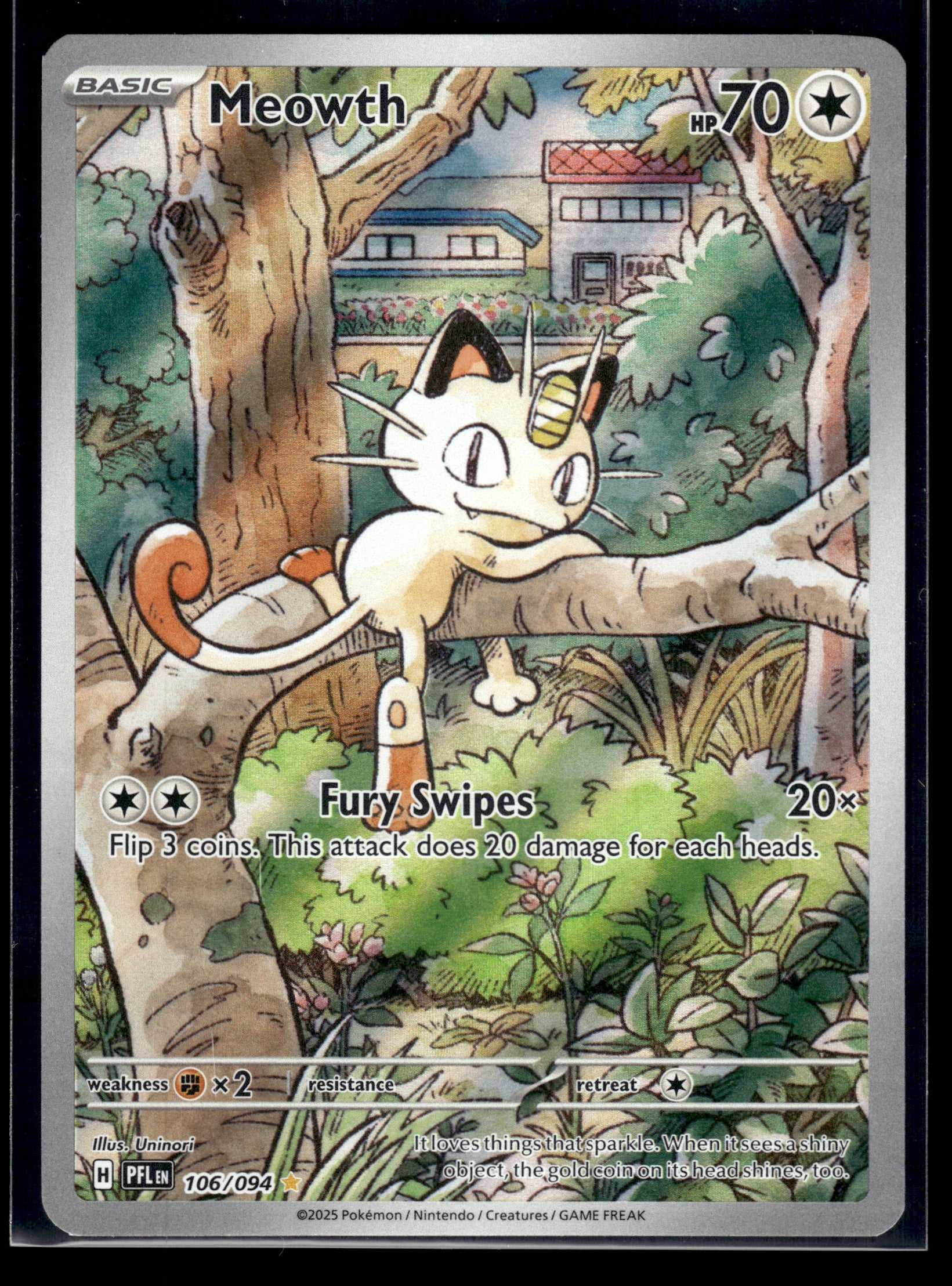 Meowth #106/094 Phantasmal Flames VLP