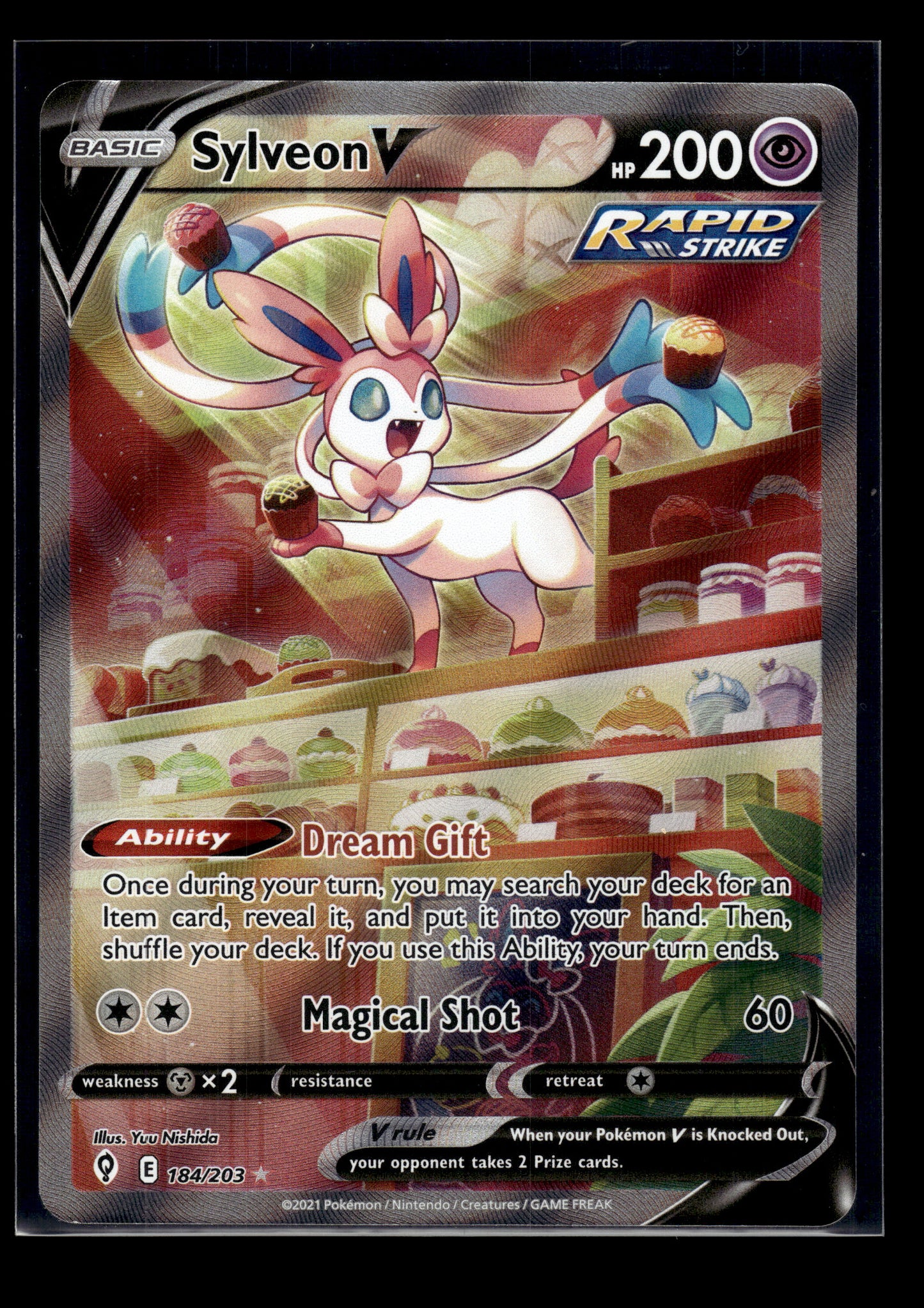 Sylveon V #184/203 Evolving Skies VLP