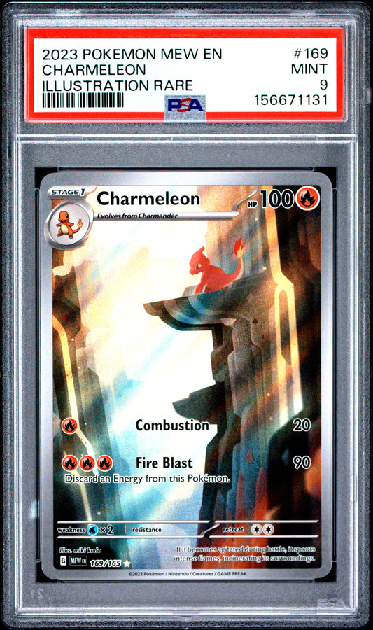 PSA 9 Charmeleon #169 Scarlet & Violet 151