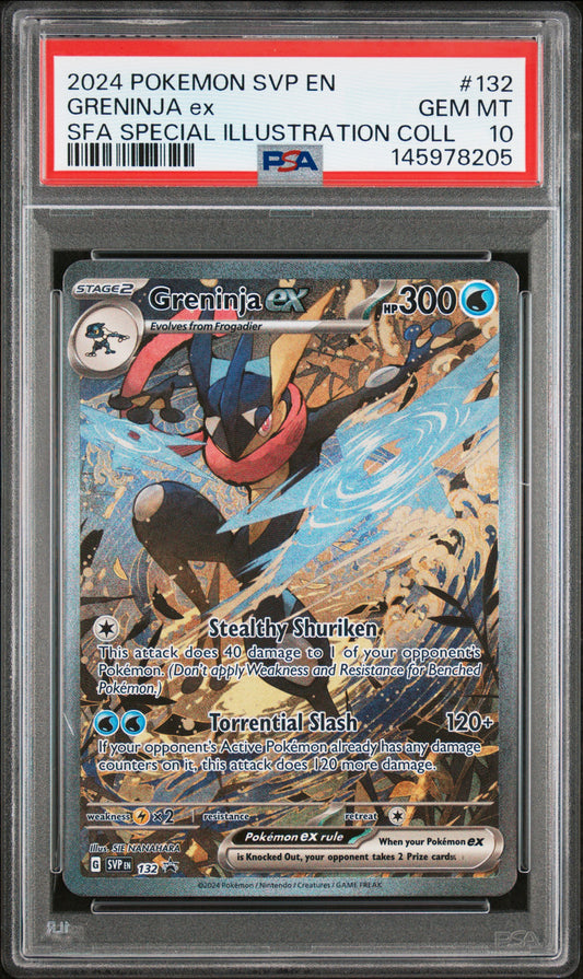 PSA 10 Greninja ex #132 SFA Illustration Promo