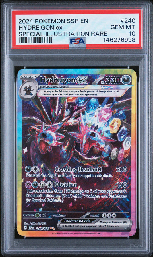 PSA 10 Hydreigon ex #240 Surging Sparks